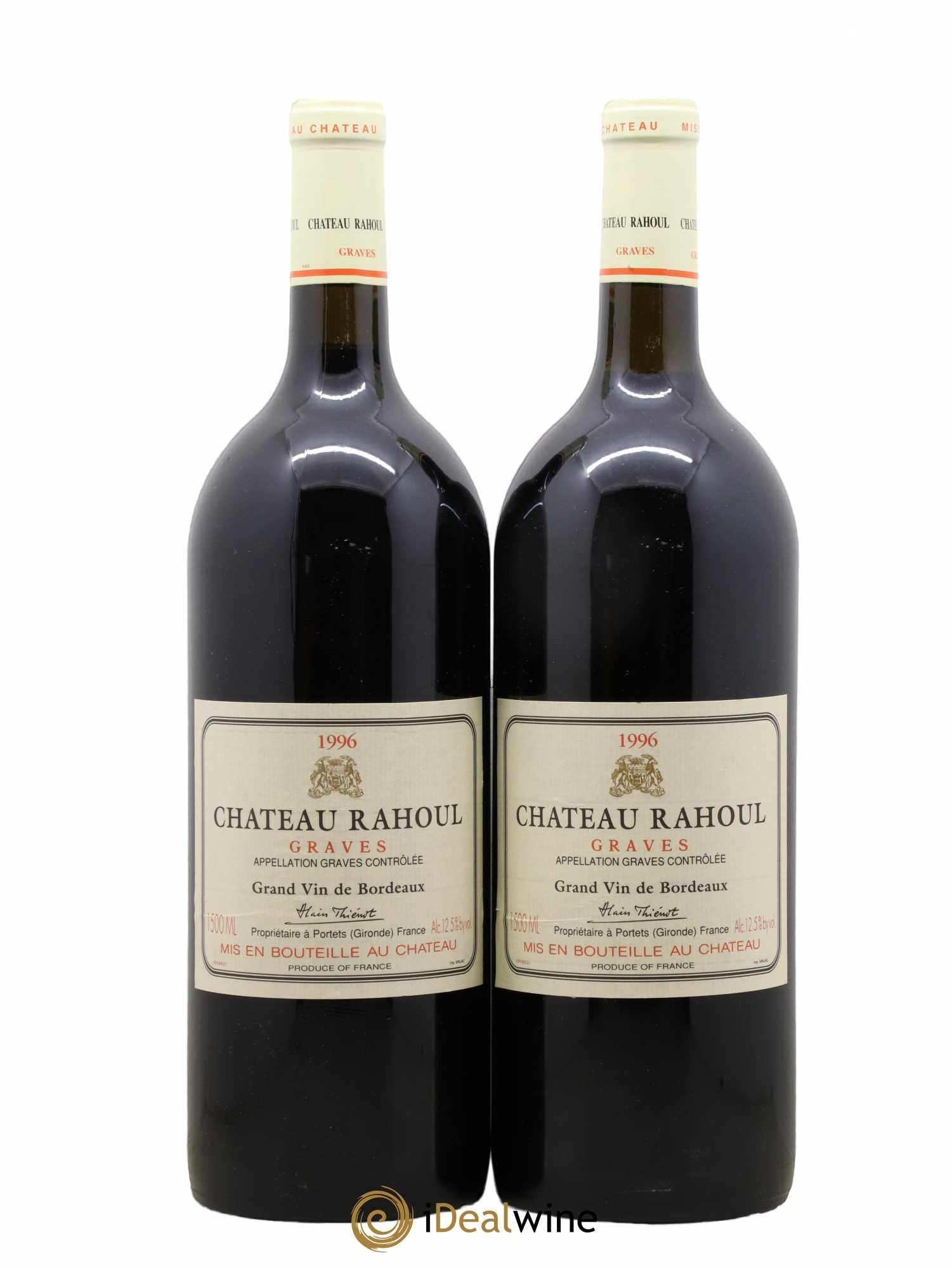Château Rahoul 1996 - Lot de 2 magnums - 0