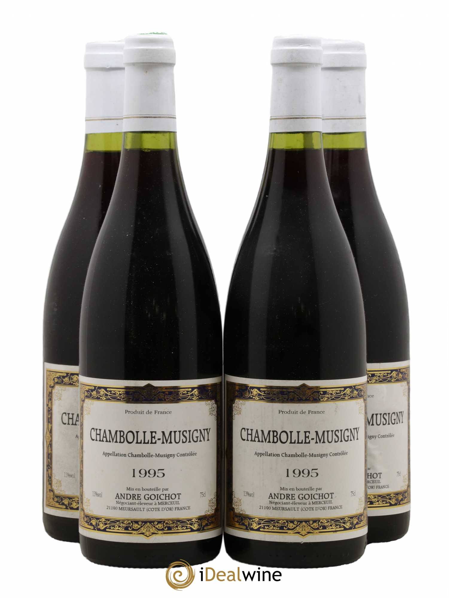 Chambolle-Musigny A. Goichot 1995 - Lot de 4 bouteilles - 0