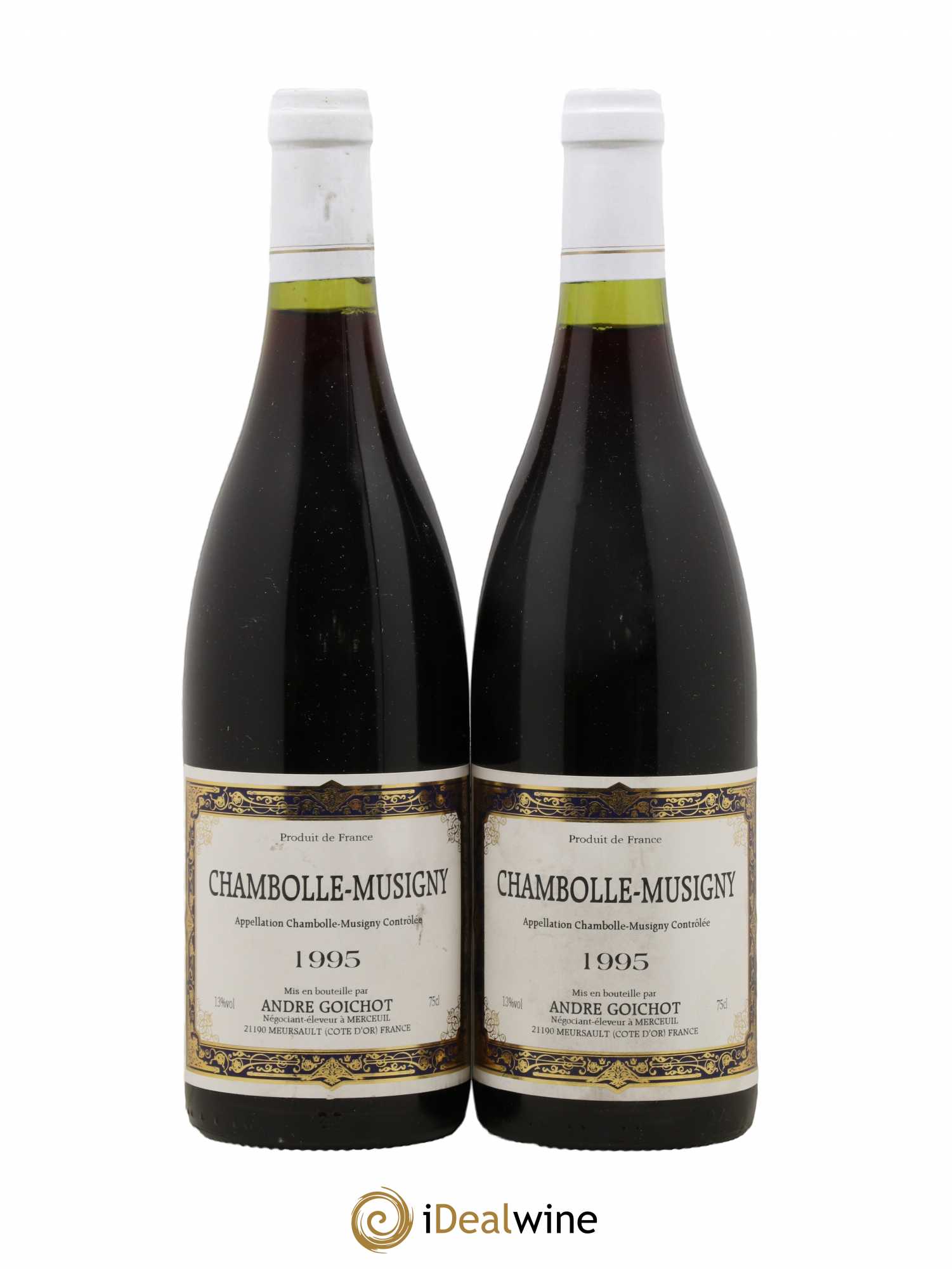 Chambolle-Musigny A. Goichot 1995 - Lot de 2 bouteilles - 0
