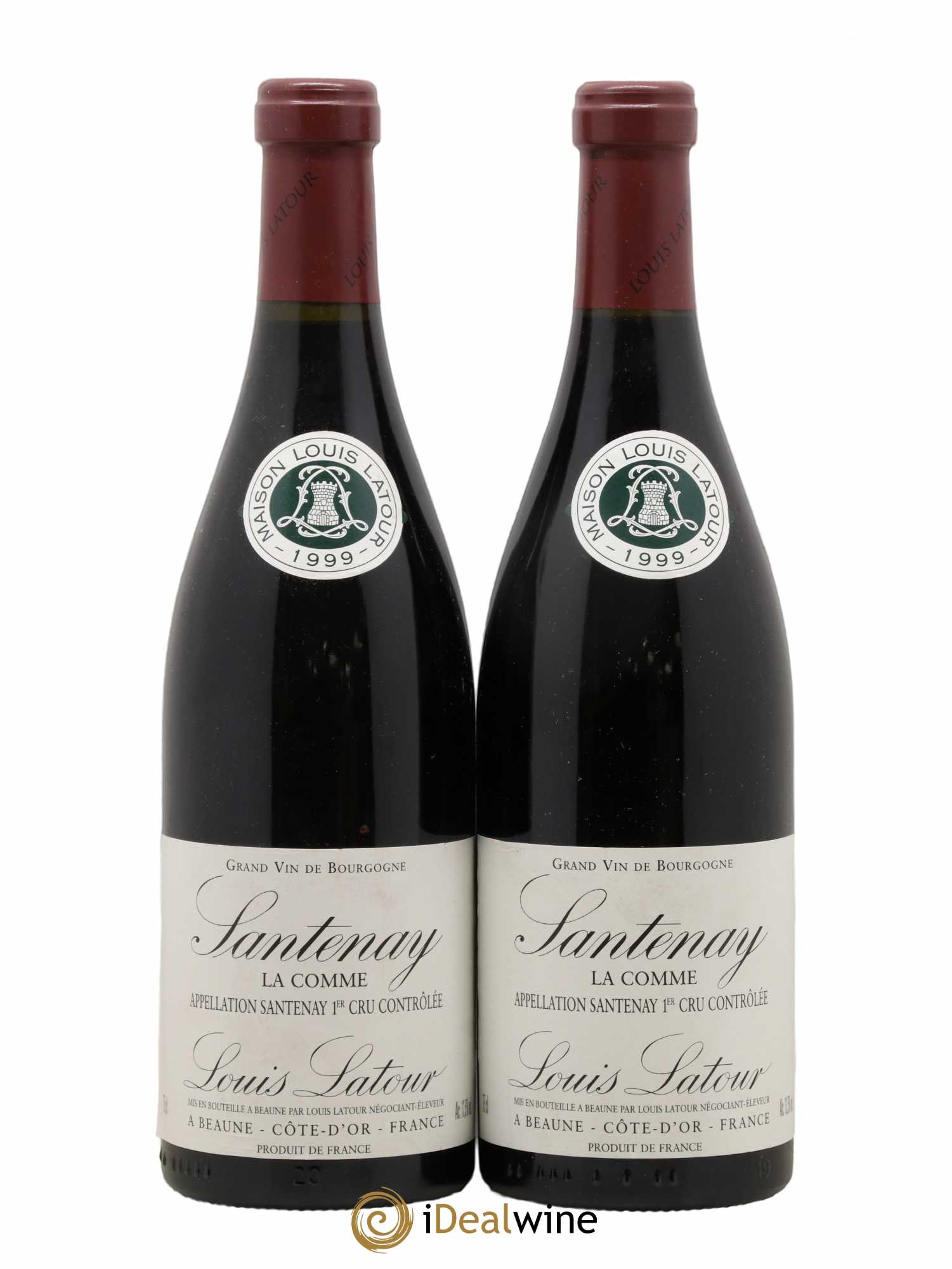 Santenay 1er Cru La Comme Latour 1999 - Lot de 2 bouteilles - 0