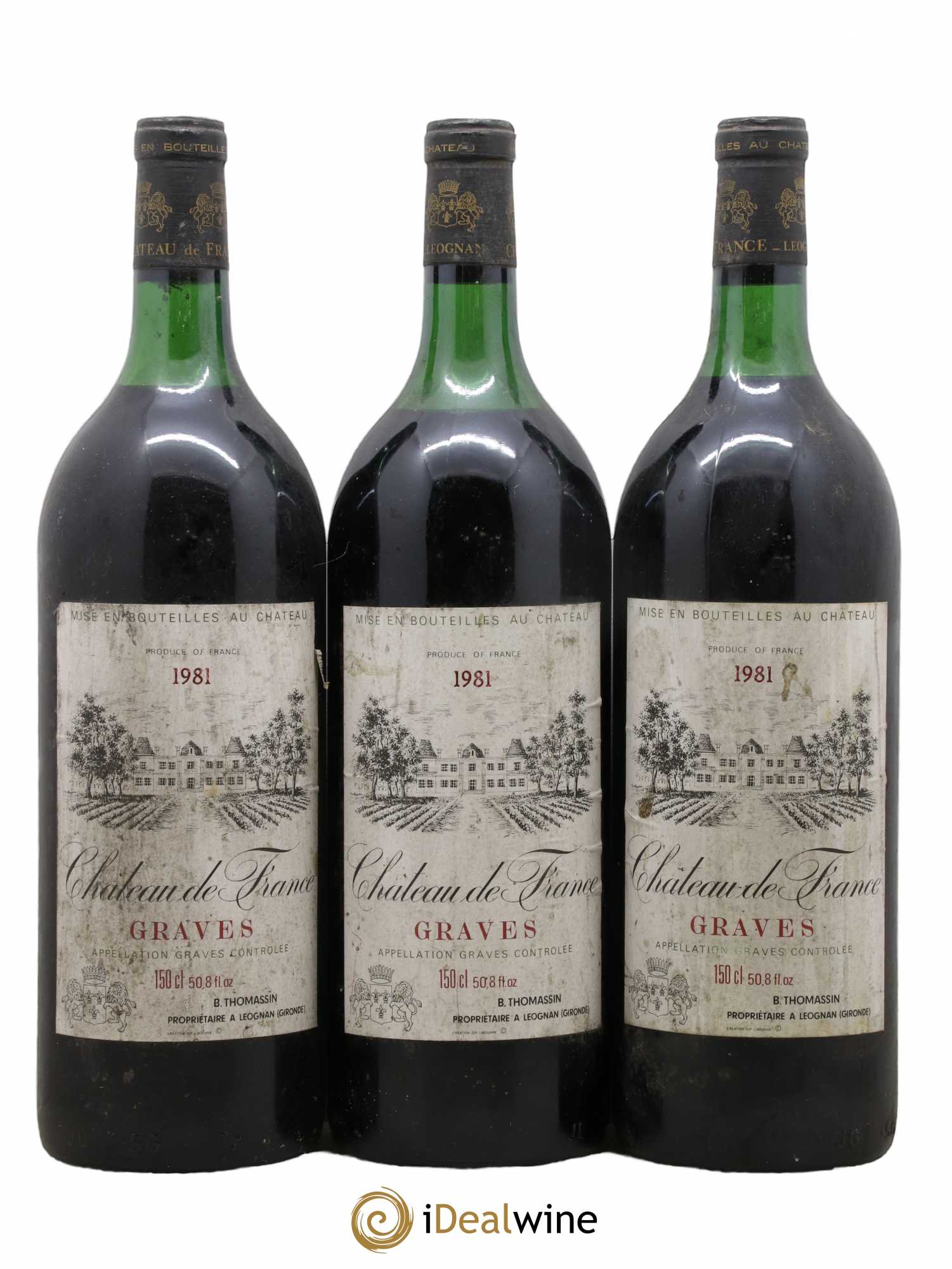 Château de France 1981 - Lot de 3 magnums - 0