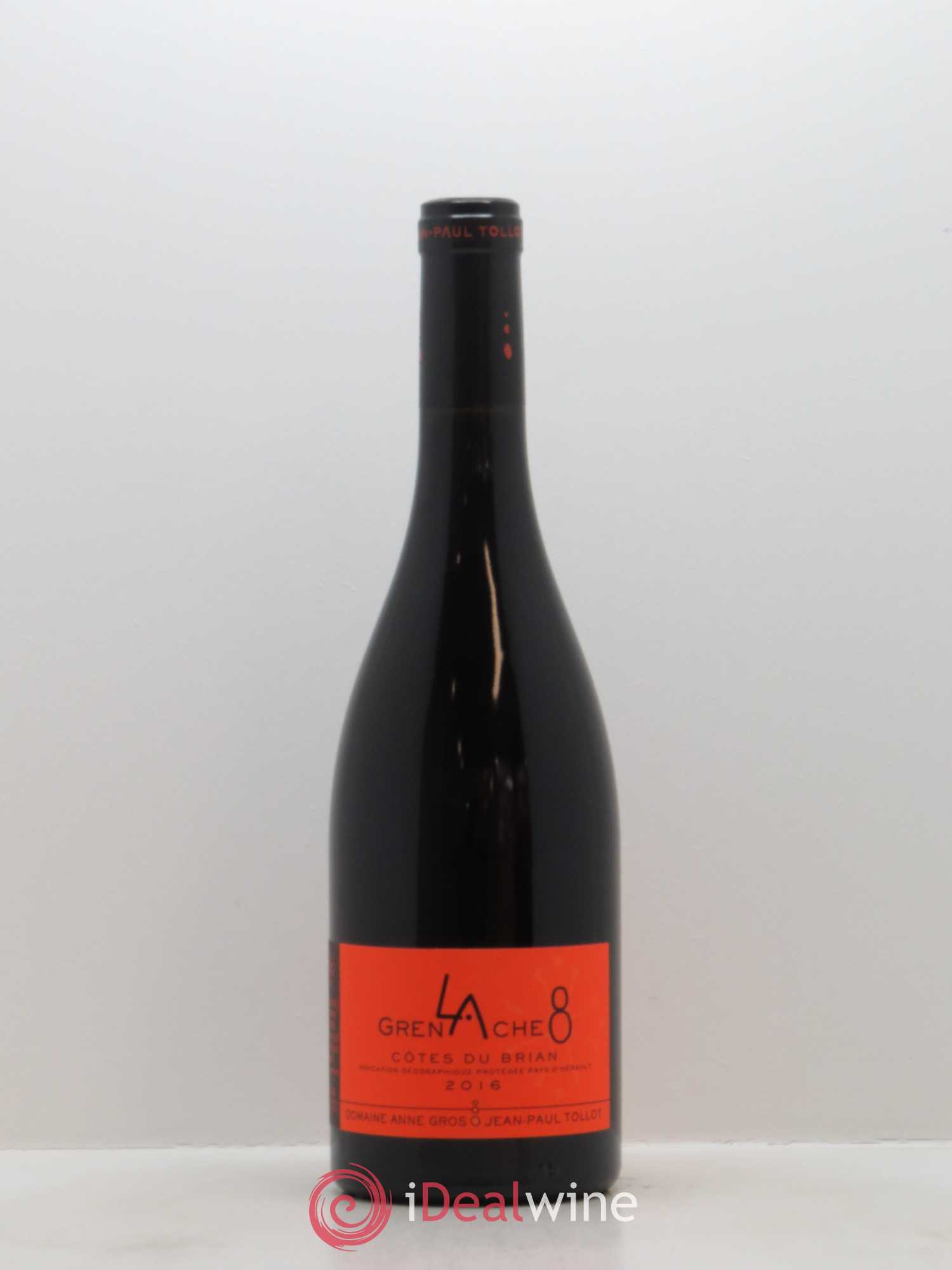 Pays d'Hérault - Côtes du Brian La Grenache 8 Anne Gros & Jean-Paul Tollot 2016 - Lot de 1 bouteille - 0