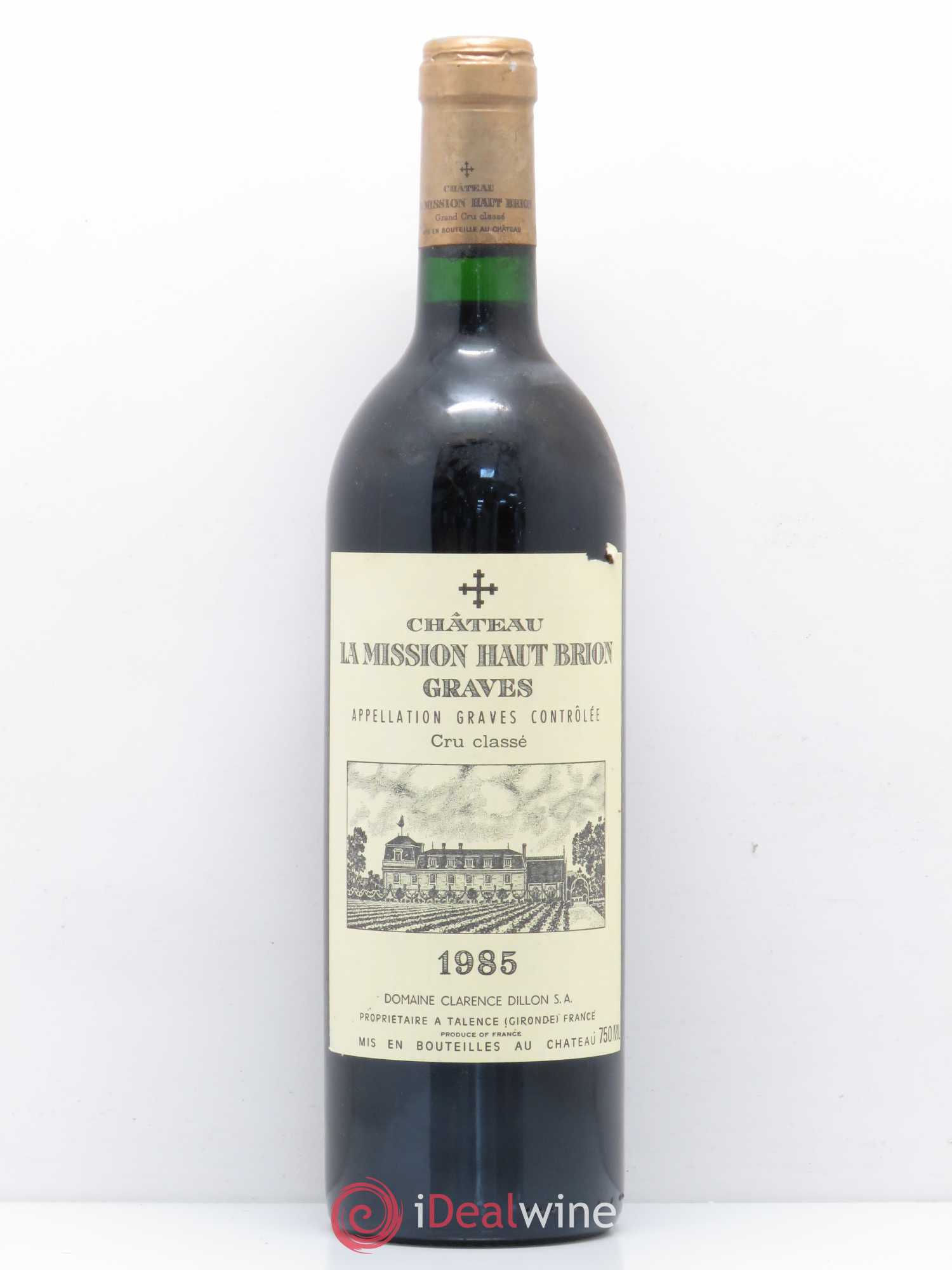 Château la Mission Haut-Brion Cru Classé de Graves 1985 - Lot de 1 bouteille - 0
