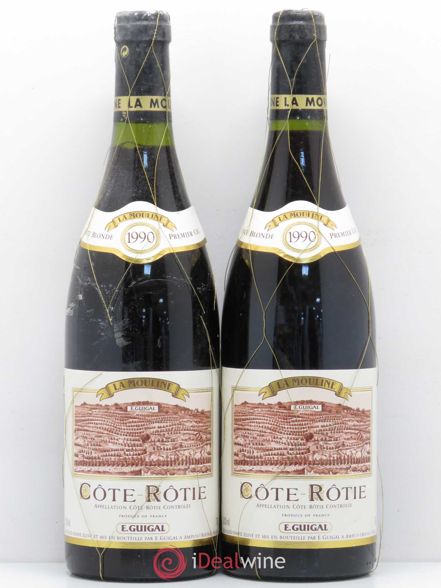 Côte-Rôtie La Mouline Guigal 1990 - Lot de 2 bouteilles - 0