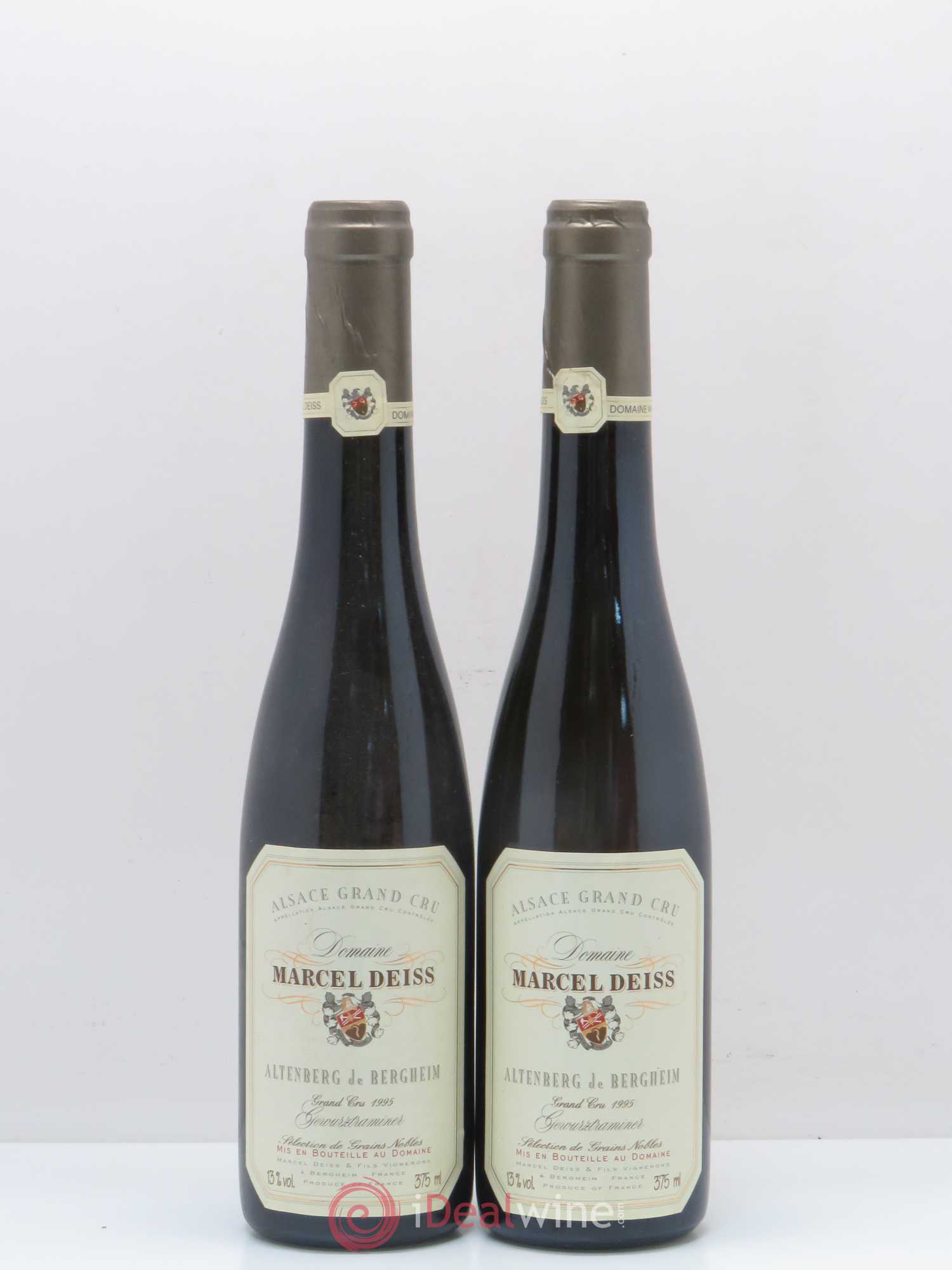 Alsace Gewurztraminer Sélection de Grains Nobles Grand Cru Altenberg de Bergheim Marcel Deiss (Domaine) (senza prezzo di riserva) 1995 - Lotto di 2 mezze bottiglie - 0