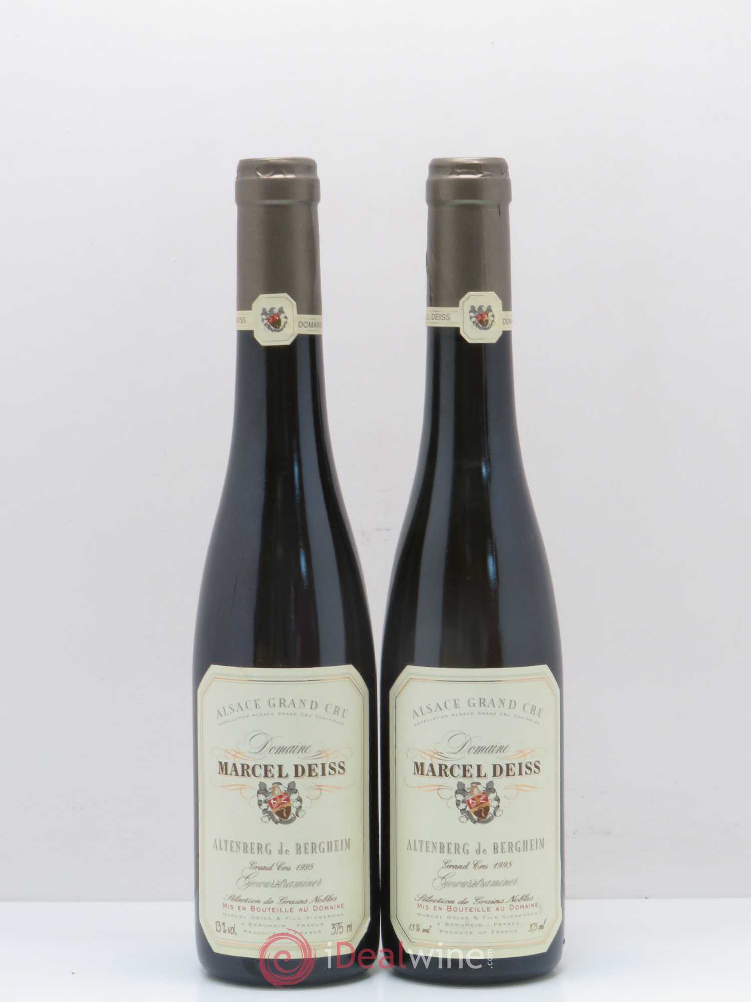 Alsace Gewurztraminer Sélection de Grains Nobles Grand Cru Altenberg de Bergheim Marcel Deiss (Domaine) (senza prezzo di riserva) 1995 - Lotto di 2 mezze bottiglie - 0