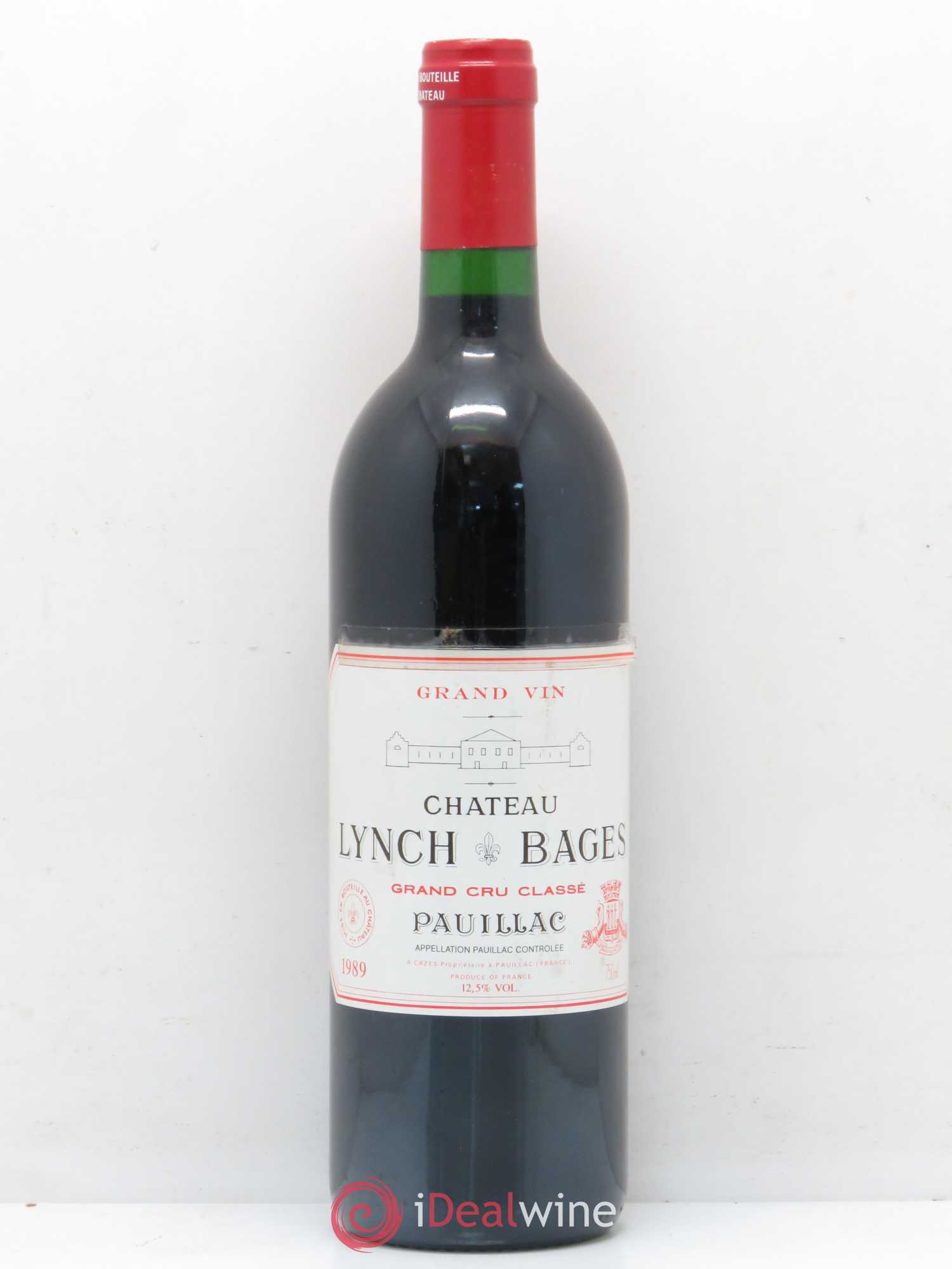 Château Lynch Bages 5ème Grand Cru Classé 1989 - Lot de 1 bouteille - 0