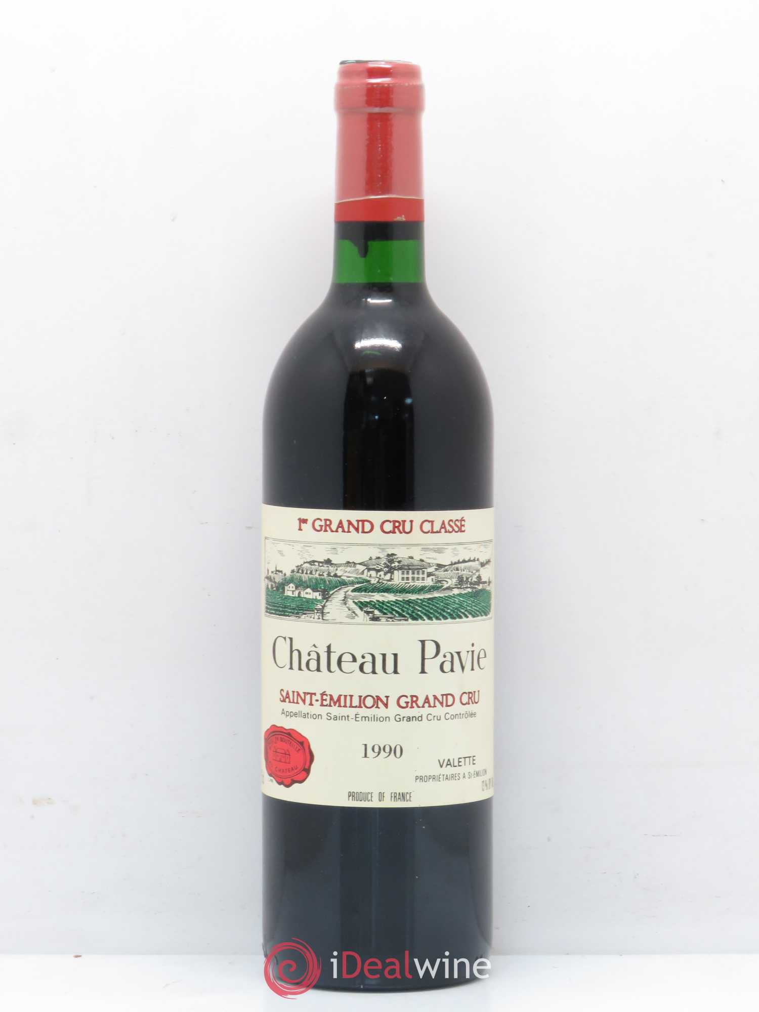 Château Pavie 1er Grand Cru Classé A 1990 - Lot de 1 bouteille - 0