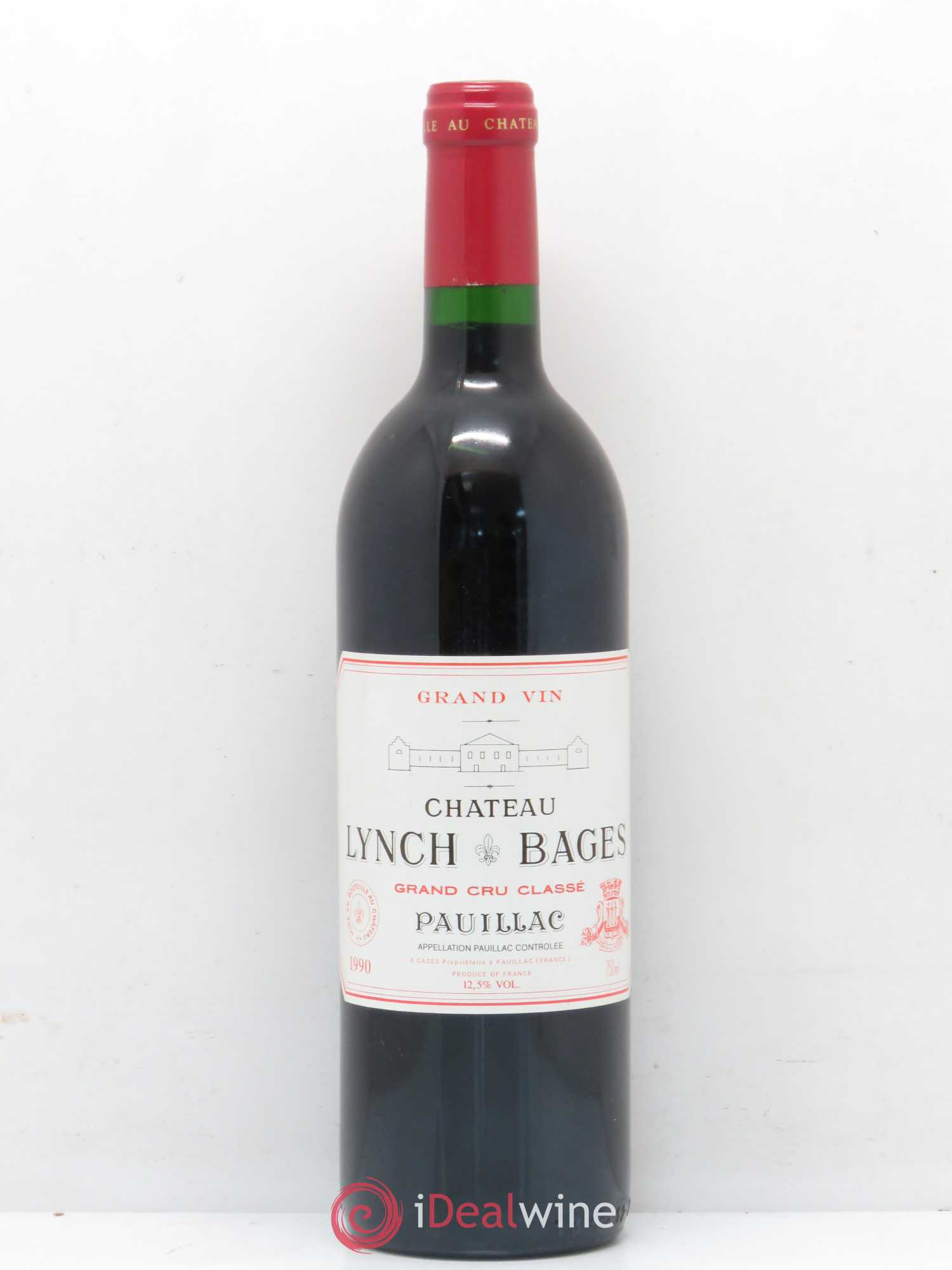 Château Lynch Bages 5ème Grand Cru Classé 1990 - Lot de 1 bouteille - 0