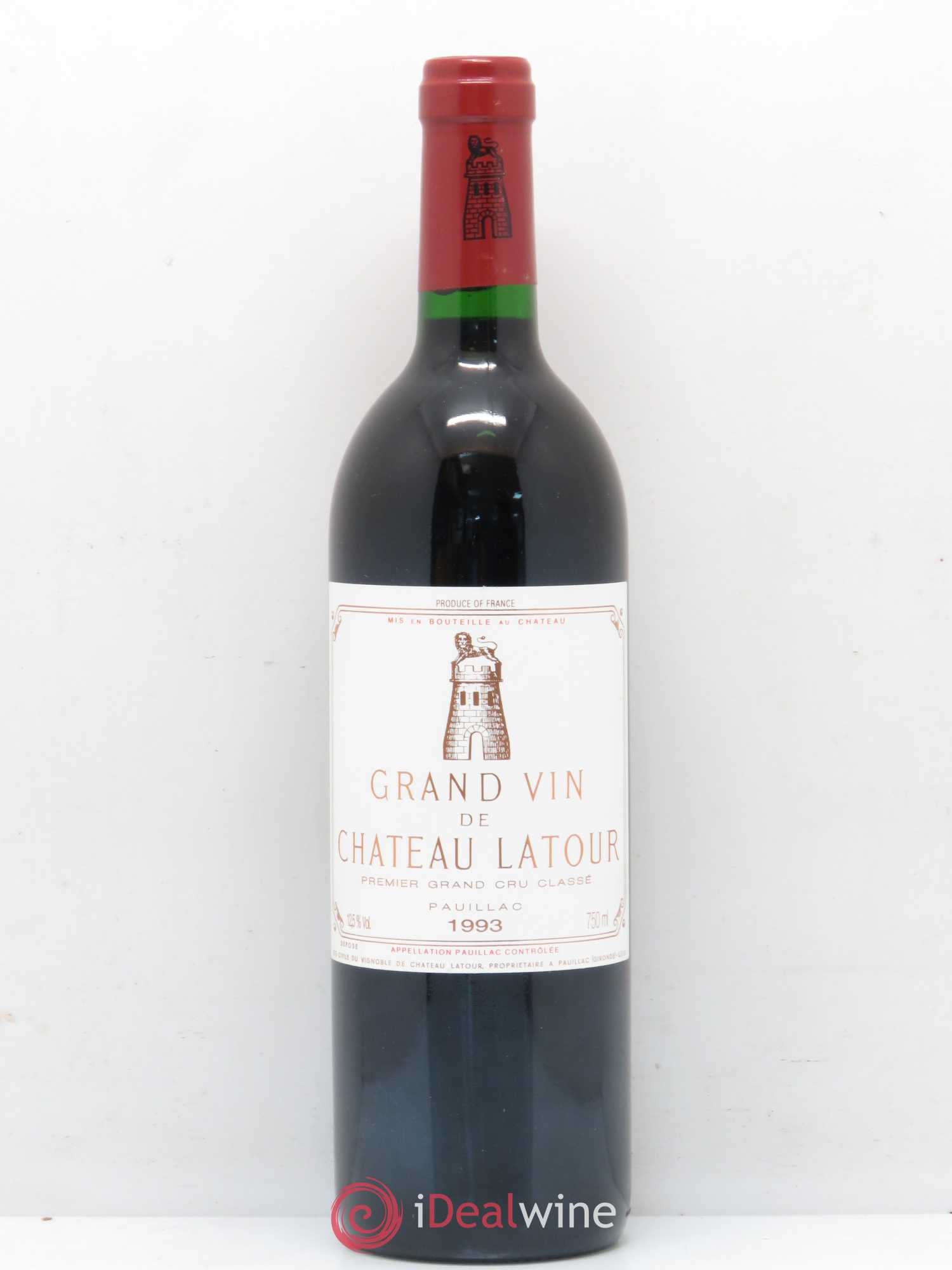 Château Latour 1er Grand Cru Classé 1993 - Lotto di 1 bottiglia - 0