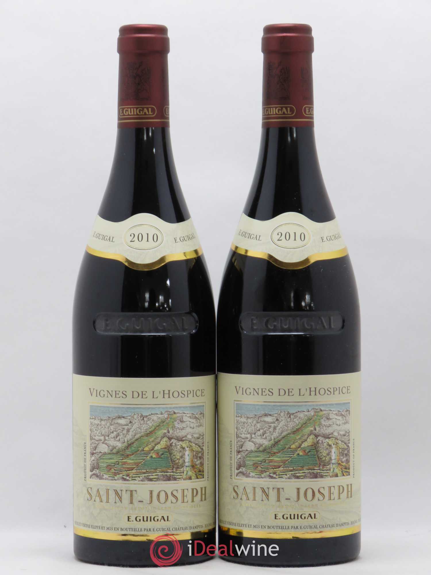 Saint-Joseph Vignes de l'Hospice Guigal 2010 - Lot de 2 bouteilles - 0