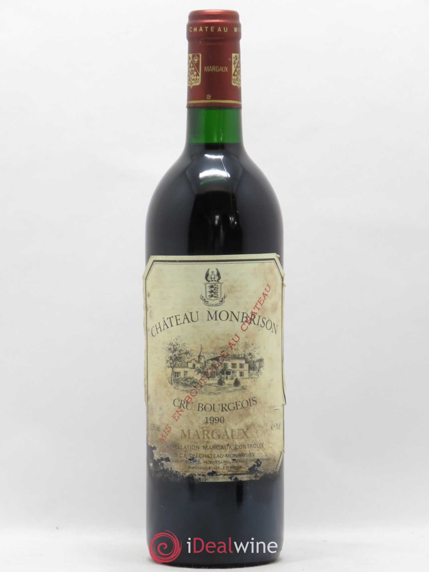Château Monbrison 1990 - Lot de 1 bouteille - 0