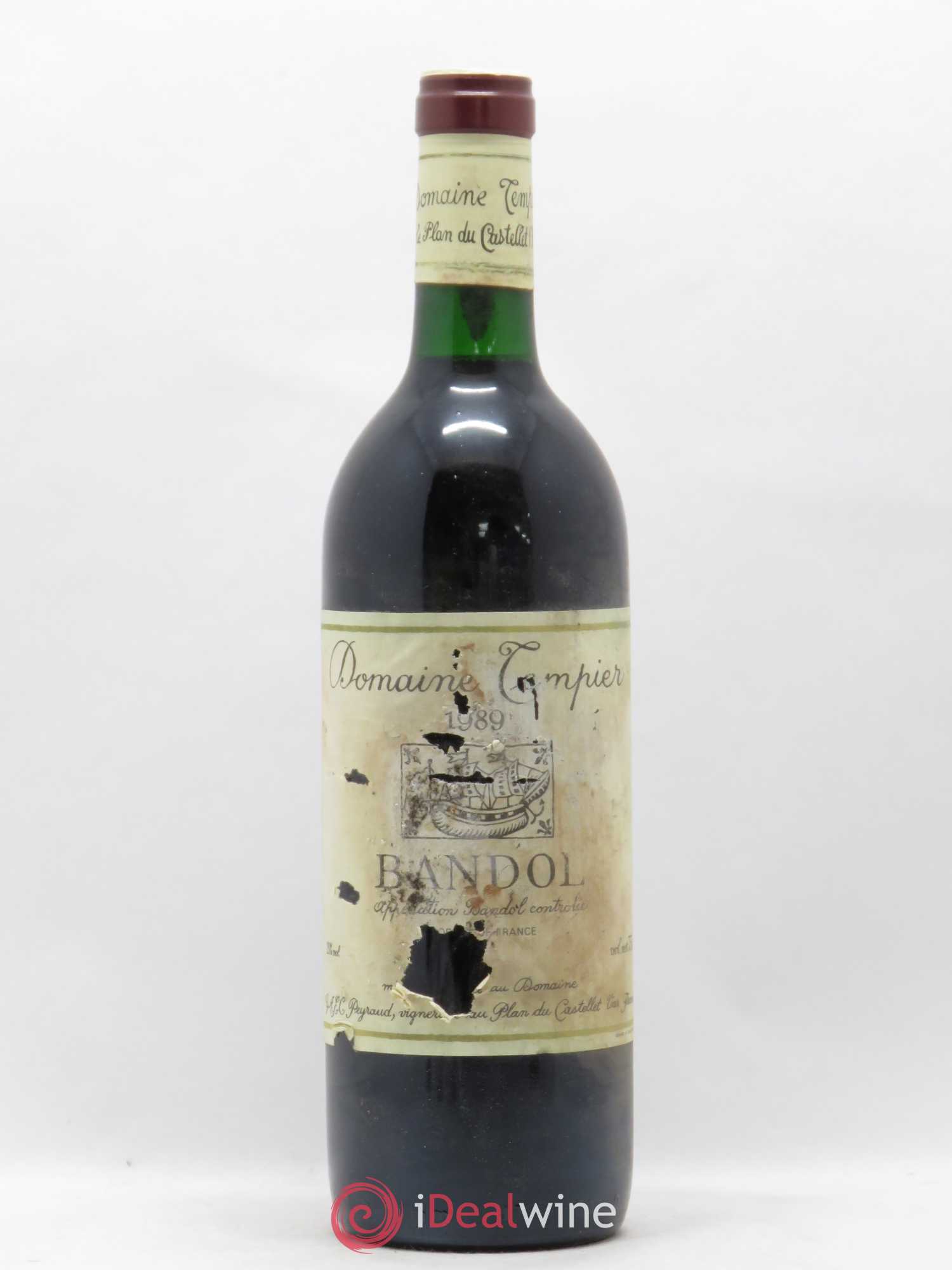 Bandol Domaine Tempier Famille Peyraud 1989 - Lot de 1 bouteille - 0