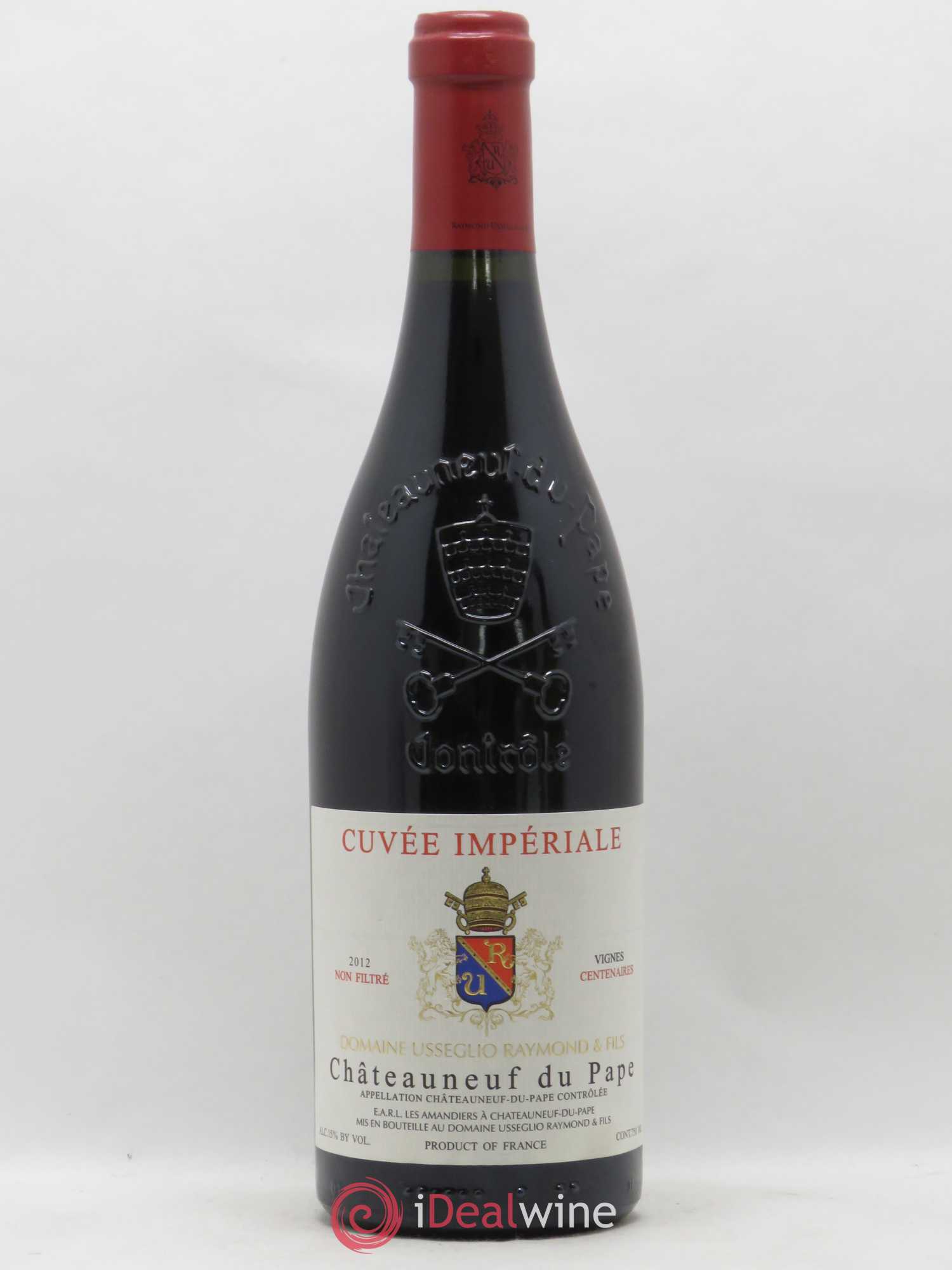Châteauneuf-du-Pape Cuvée Impériale Raymond Usseglio & Fils (Domaine) 2012 - Lot de 1 bouteille - 0