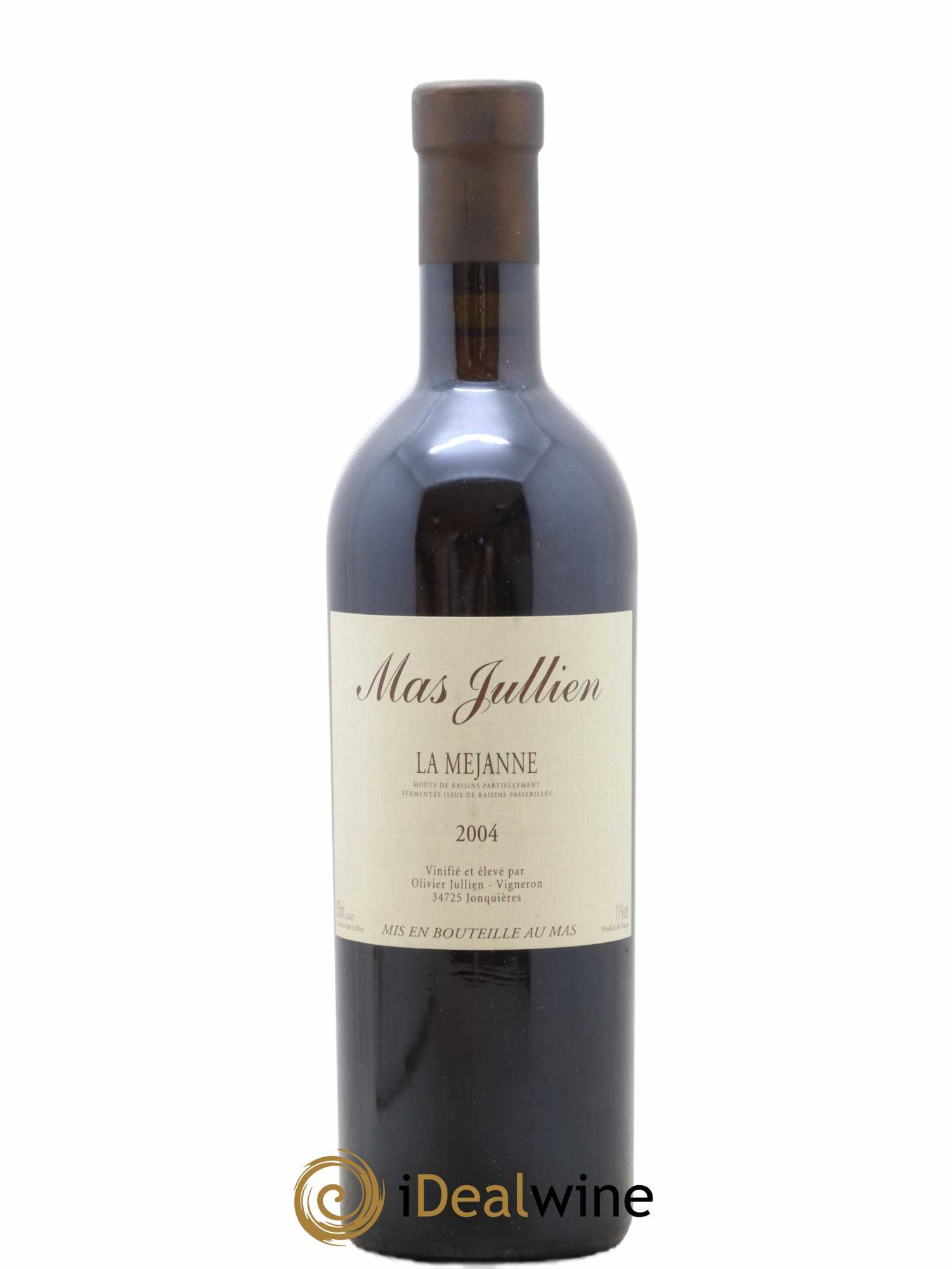 Moût de raisins partiellement fermenté issu de raisins passerillés La Mejanne Mas Jullien - Olivier Jullien 50 CL 2004 - Lotto di 1 bottiglia - 0