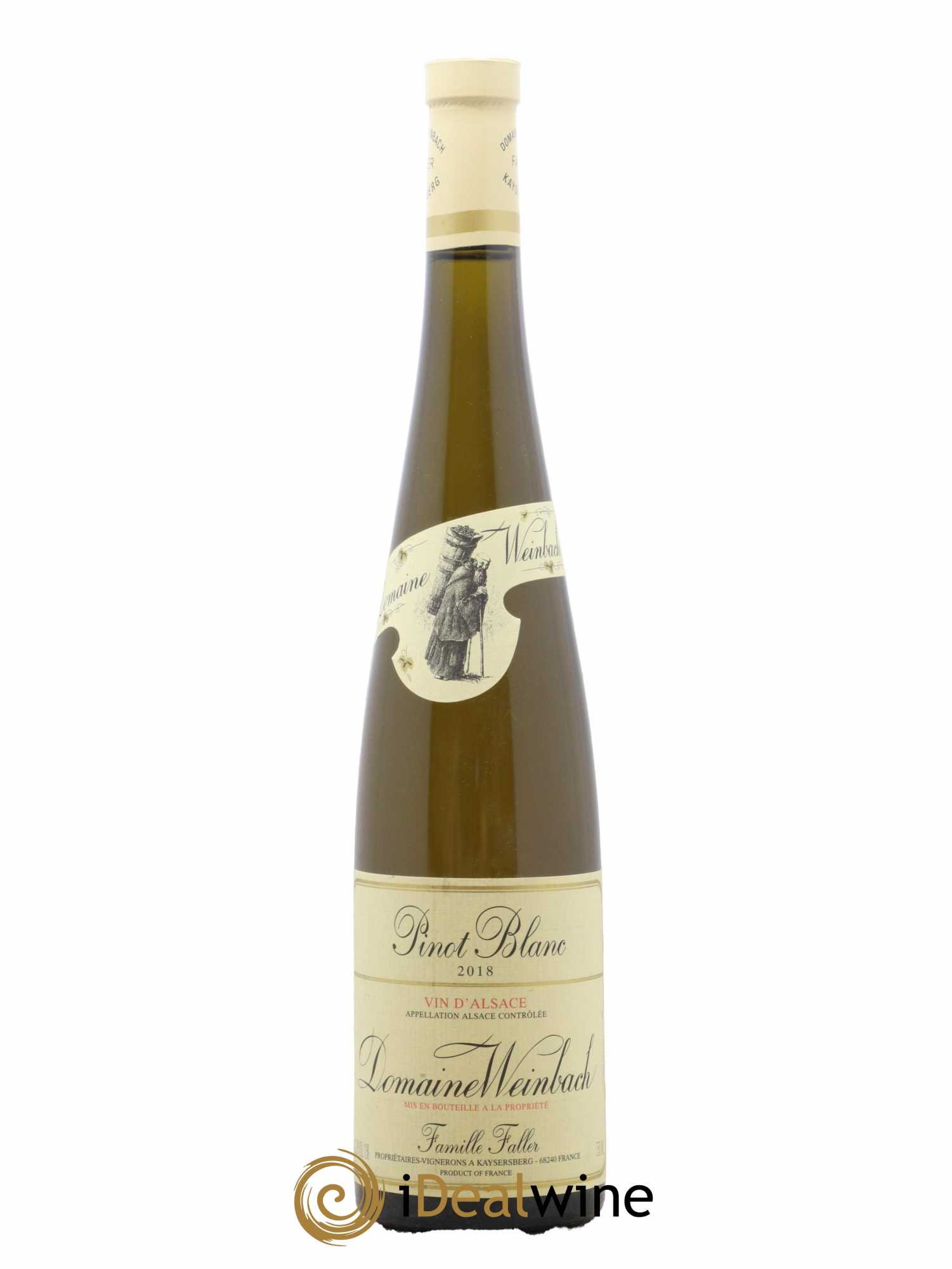 Alsace Pinot Blanc Weinbach (Domaine) 2018 - Lot de 1 bouteille - 0