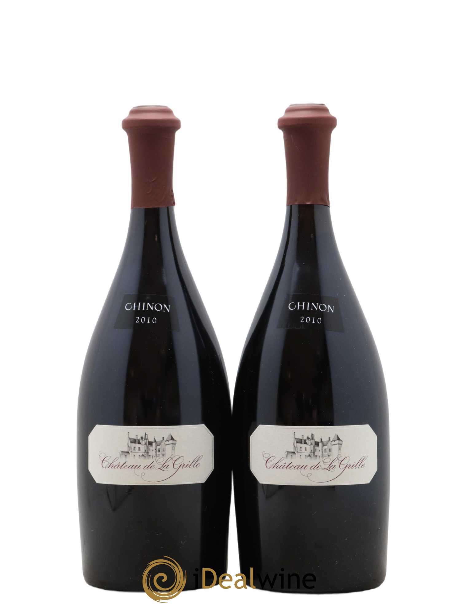 Chinon Château de la Grille 2010 - Lot de 2 bouteilles - 0