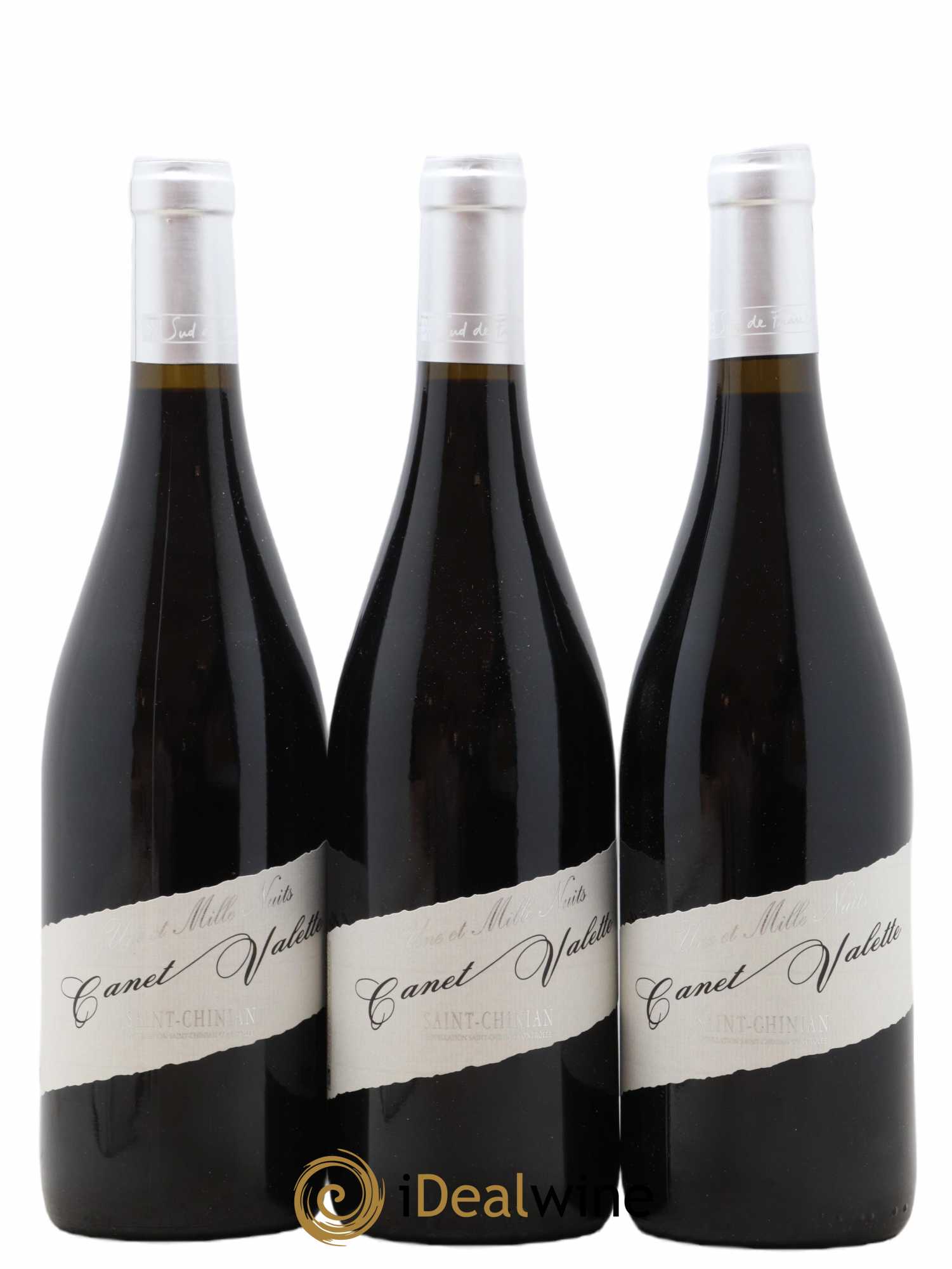 Saint-Chinian Une et mille nuits Canet-Valette (Domaine) (sans prix de réserve) 2009 - Lot de 3 bouteilles - 0