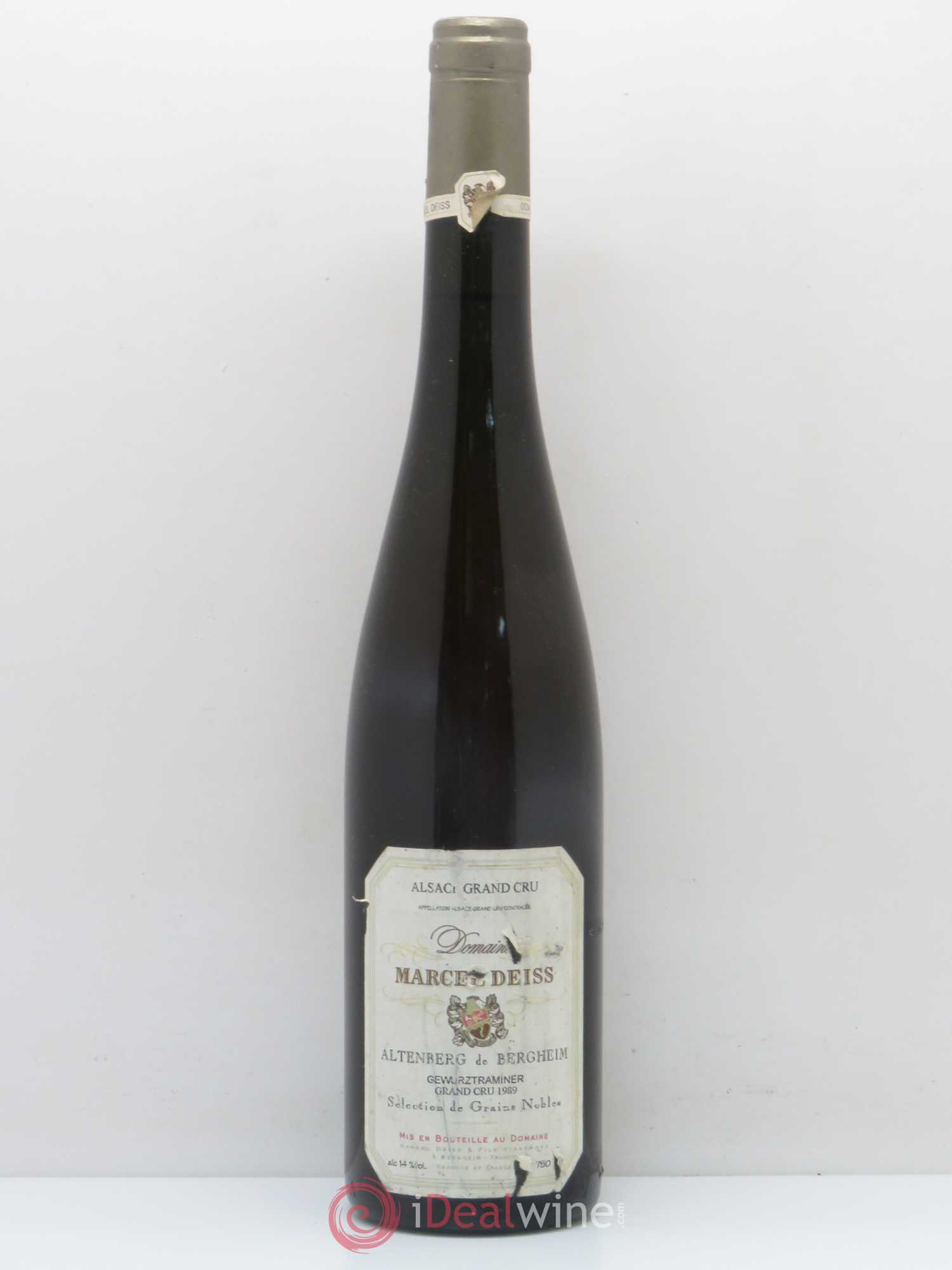 Alsace Gewurztraminer Sélection de Grains Nobles Grand Cru Altenberg de Bergheim Marcel Deiss (Domaine) 1989 - Lotto di 1 bottiglia - 0