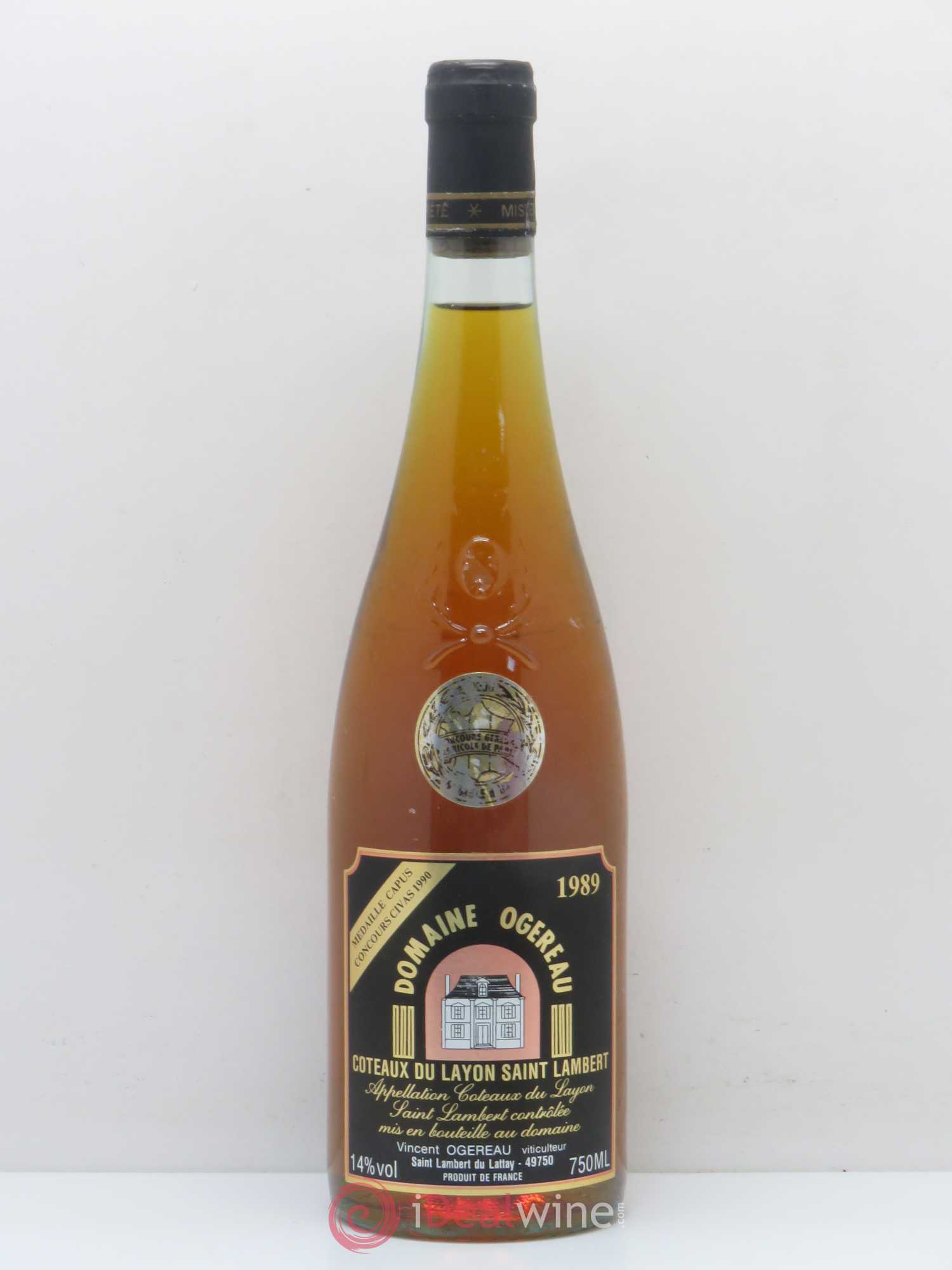 Coteaux du Layon Saint-Lambert Domaine Ogereau 1989 - Lotto di 1 bottiglia - 0