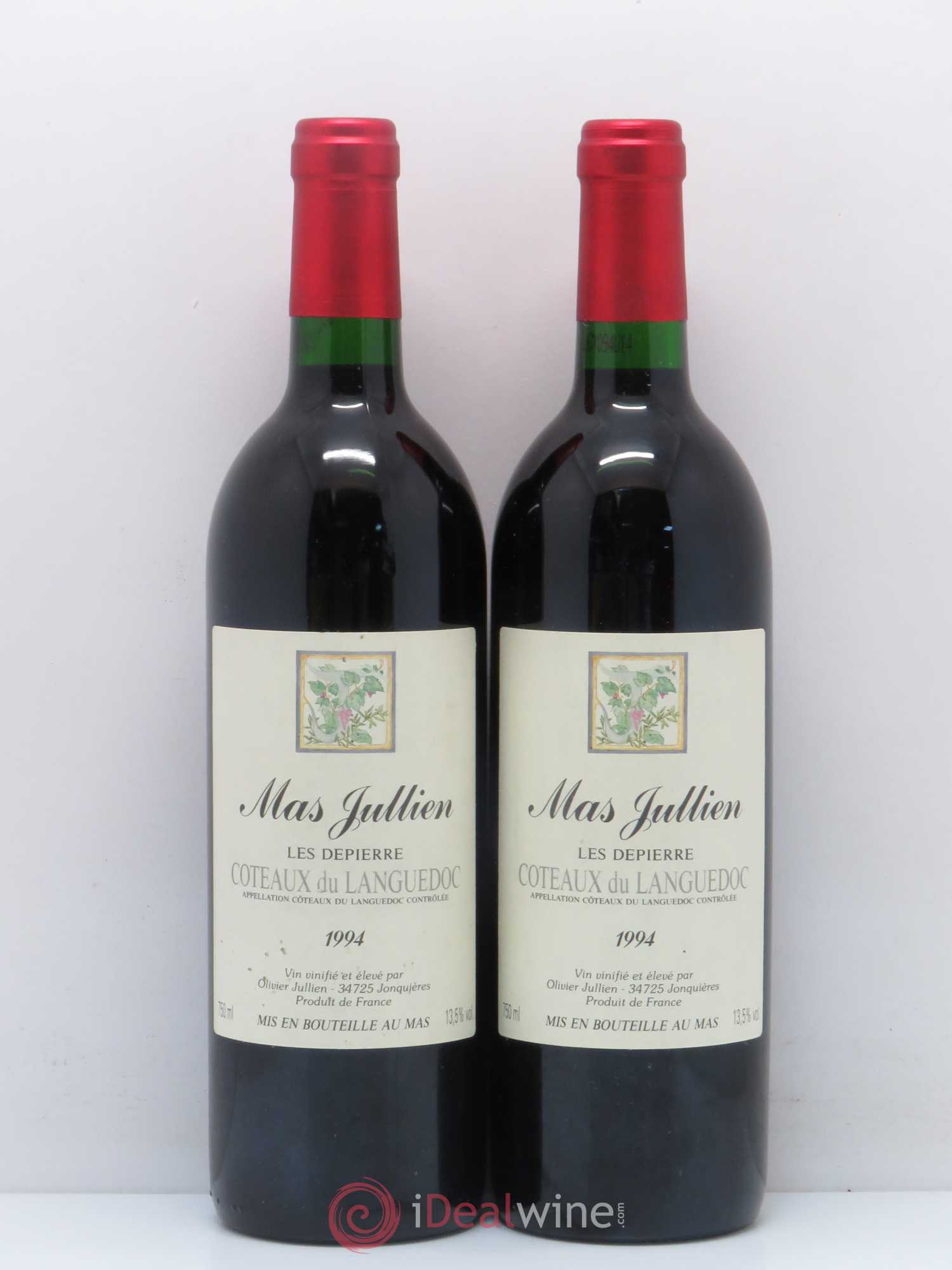 Coteaux du Languedoc Mas Jullien Les Depierre 1994 - Posten von 2 Flaschen - 0