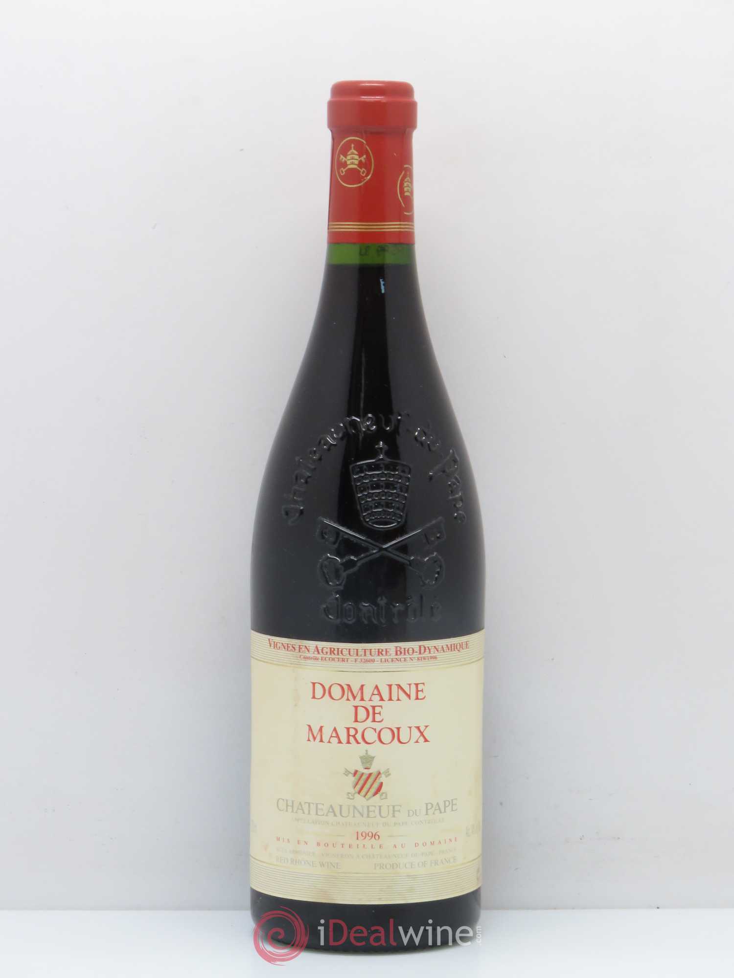Châteauneuf-du-Pape Marcoux (Domaine de) 1996 - Lot de 1 bouteille - 0