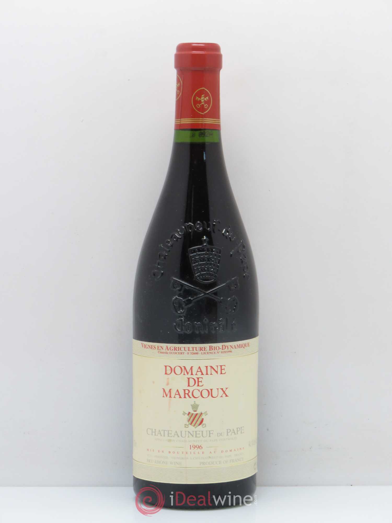 Châteauneuf-du-Pape Marcoux (Domaine de) 1996 - Lot de 1 bouteille - 0