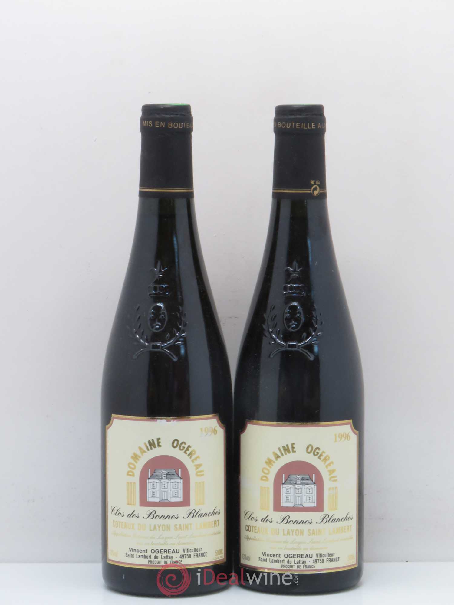 Coteaux du Layon 1996 - Lotto di 2 bottiglie - 0