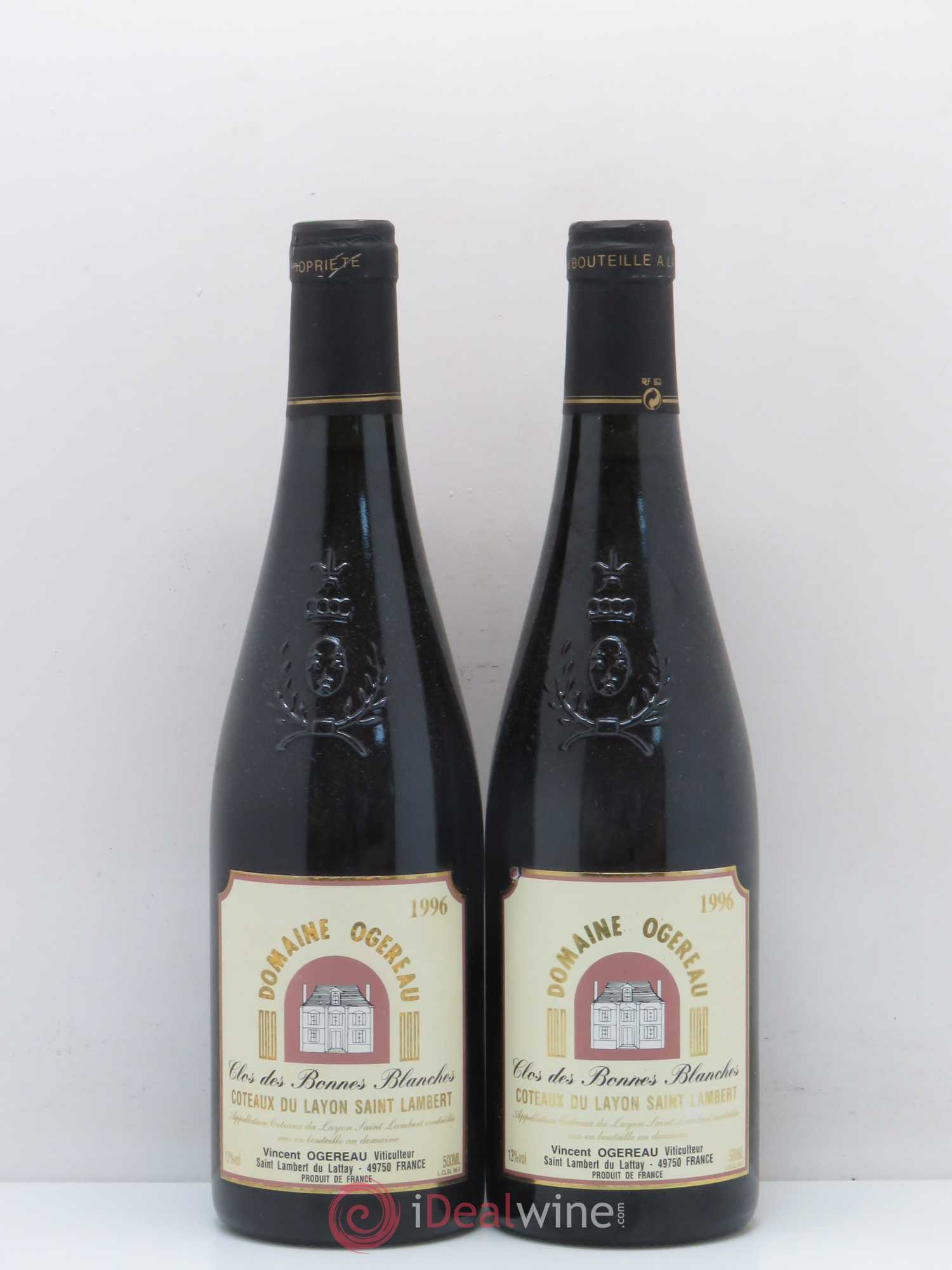 Coteaux du Layon 1996 - Lotto di 2 bottiglie - 0