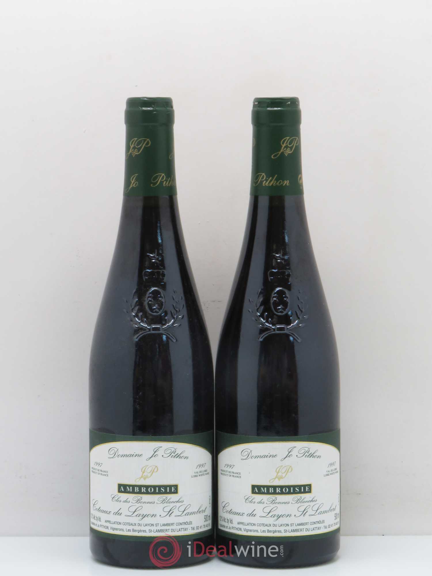 Coteaux du Layon 1997 - Lotto di 2 bottiglie - 0