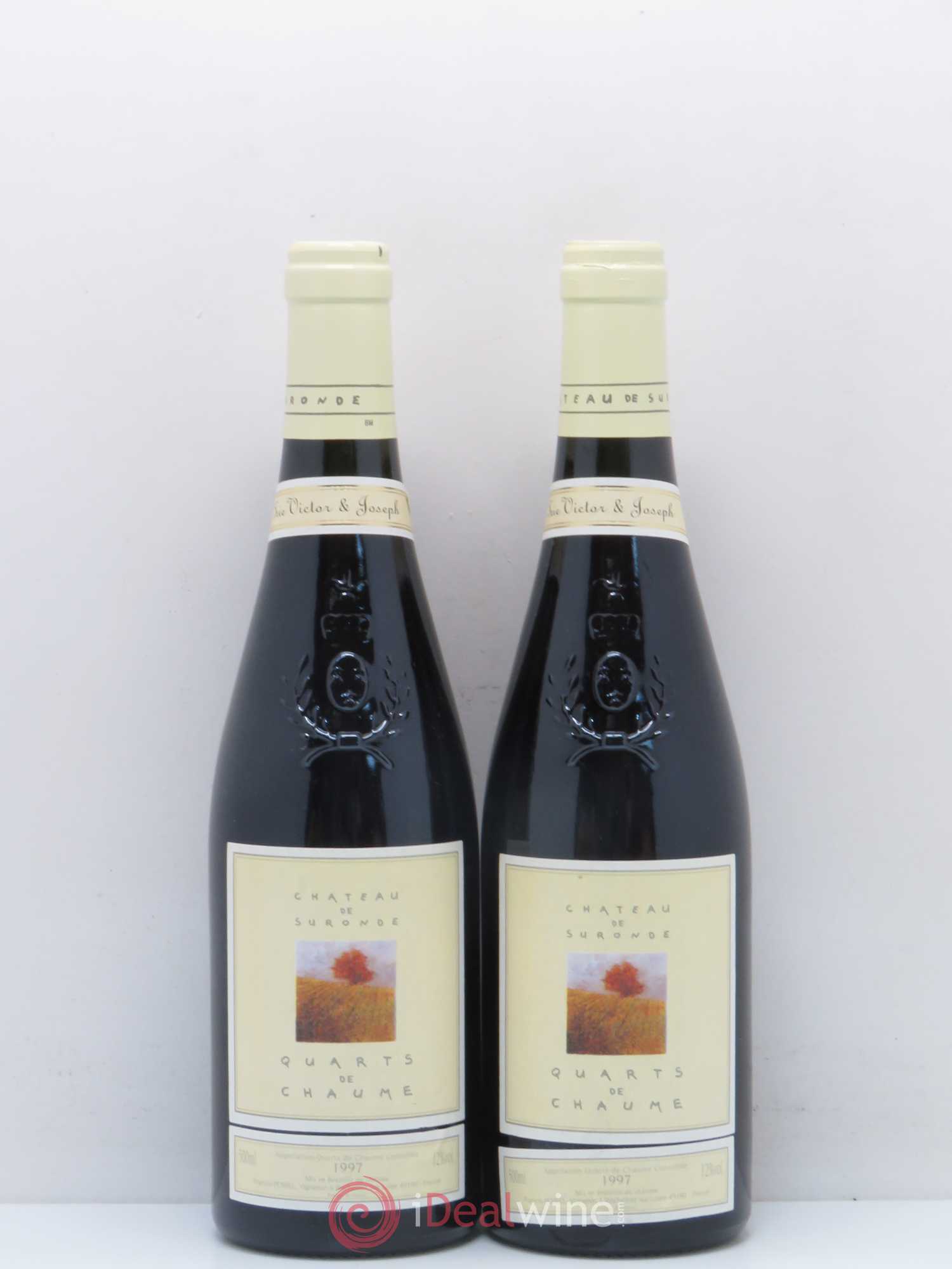Quarts de Chaume Château de Suronde 1997 - Lotto di 2 bottiglie - 0
