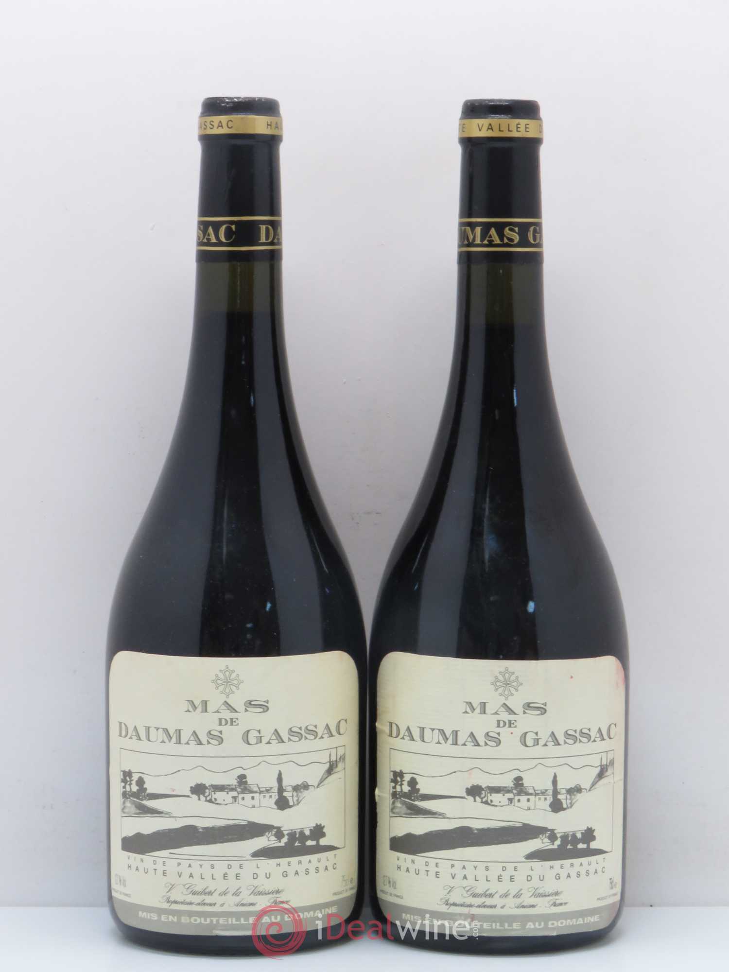 Pays d'Hérault Mas de Daumas Gassac Enjalbert 1991 - Posten von 2 Flaschen - 0