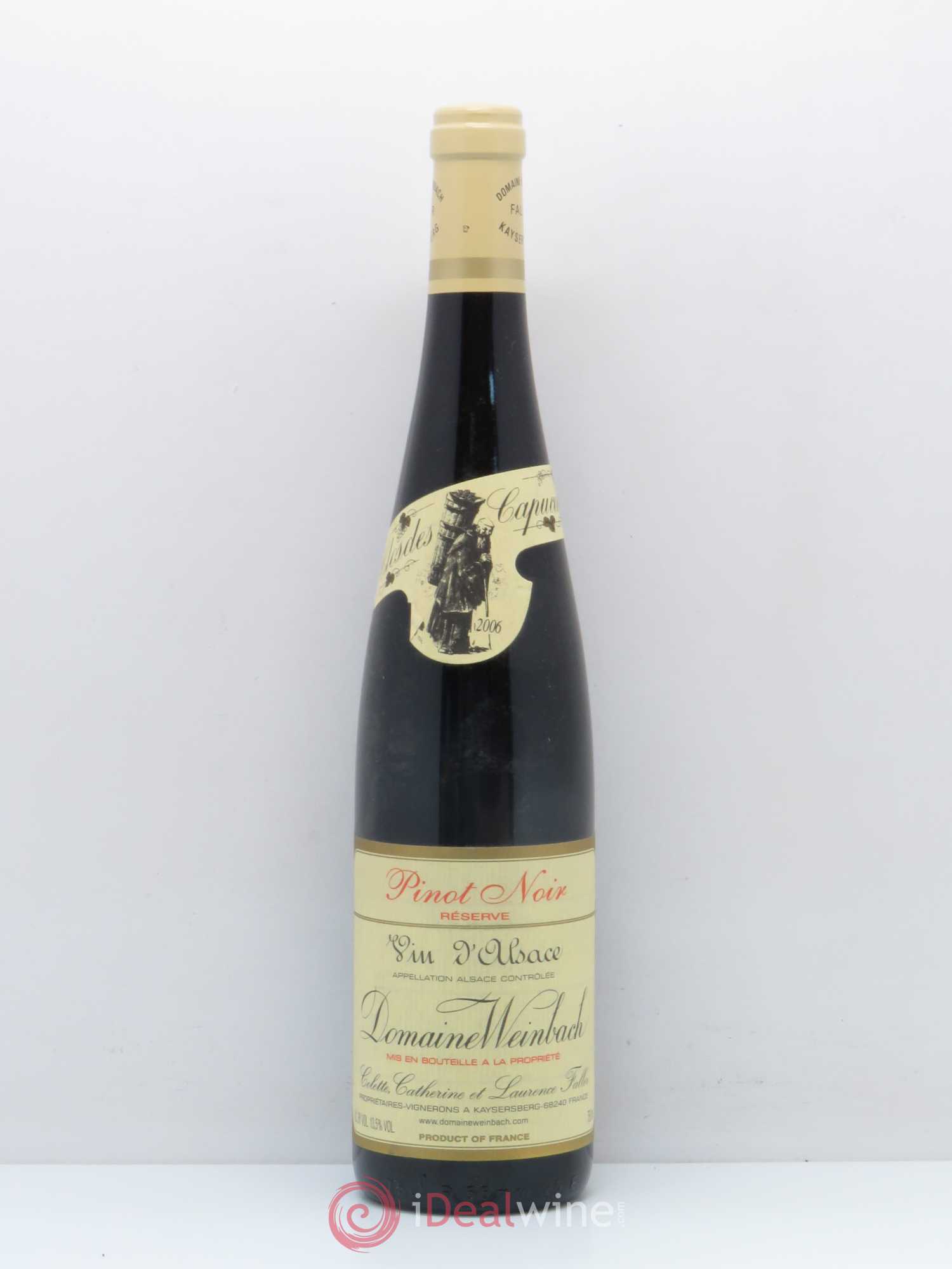 Alsace Pinot Noir Reserve Weinbach (Domaine) 2006 - Lot de 1 bouteille - 0