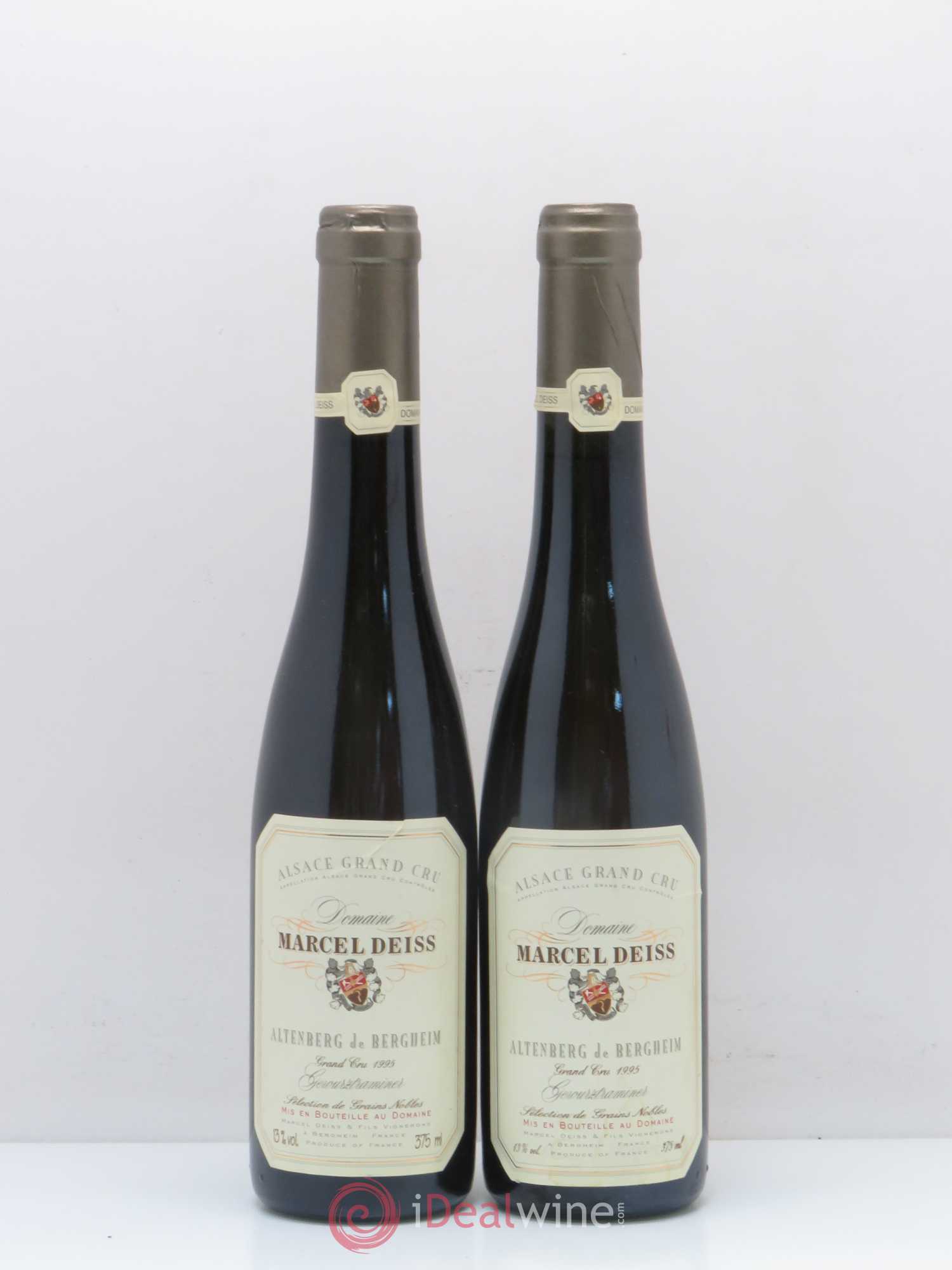 Alsace Gewurztraminer Sélection de Grains Nobles Grand Cru Altenberg de Bergheim Marcel Deiss (Domaine) (senza prezzo di riserva) 1995 - Lotto di 2 mezze bottiglie - 0