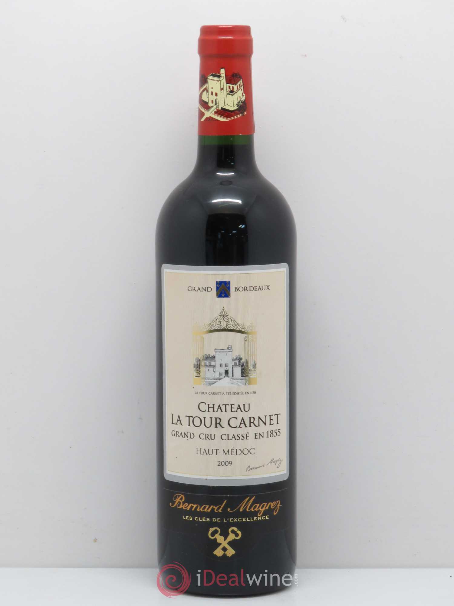 Château la Tour Carnet 4ème Grand Cru Classé 2009 - Lot de 1 bouteille - 0