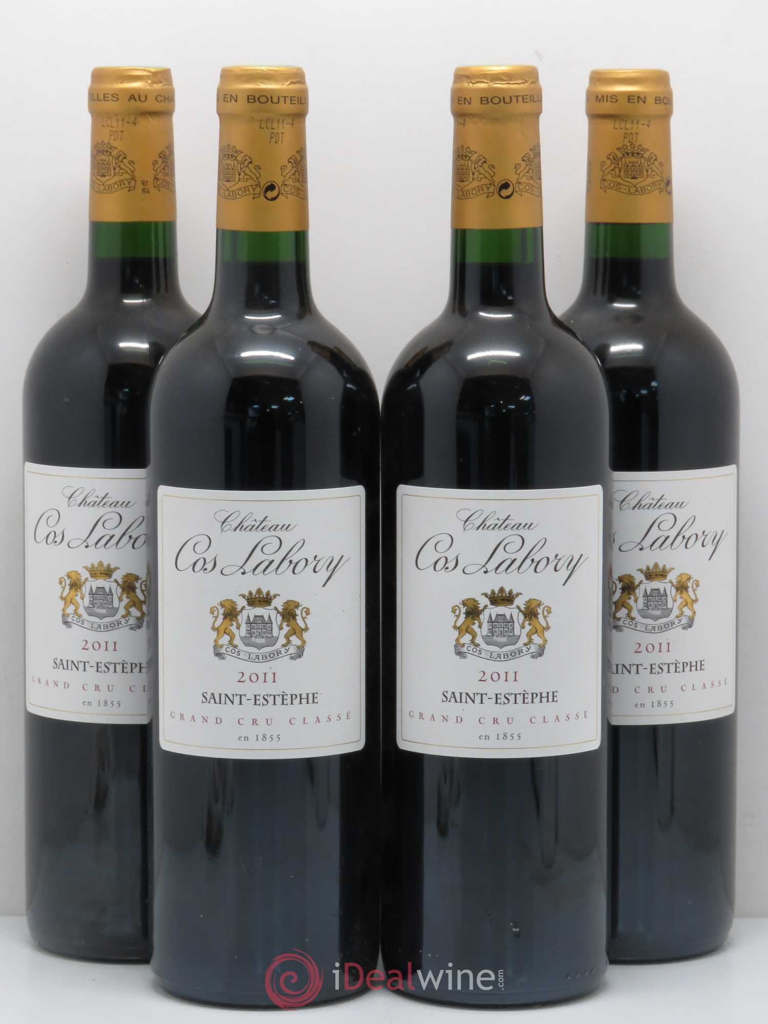 Château Cos Labory 5ème Grand Cru Classé 2011 - Lot de 4 bouteilles - 0