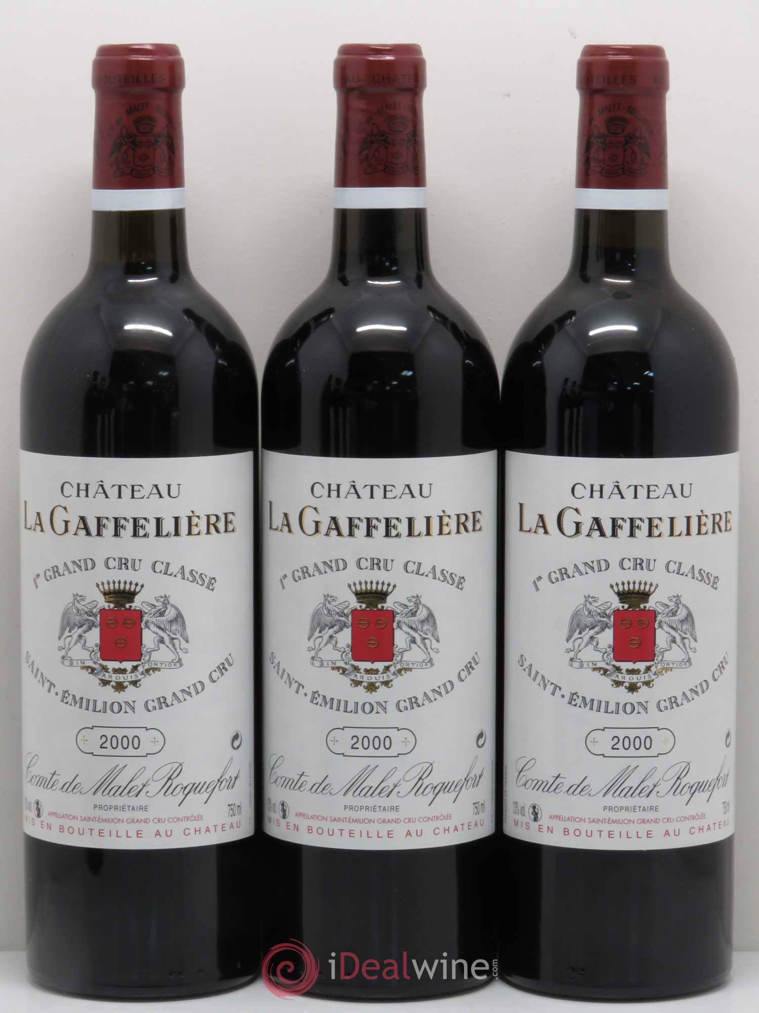 Château la Gaffelière 1er Grand Cru Classé B 2000 - Lot de 6 bouteilles - 1