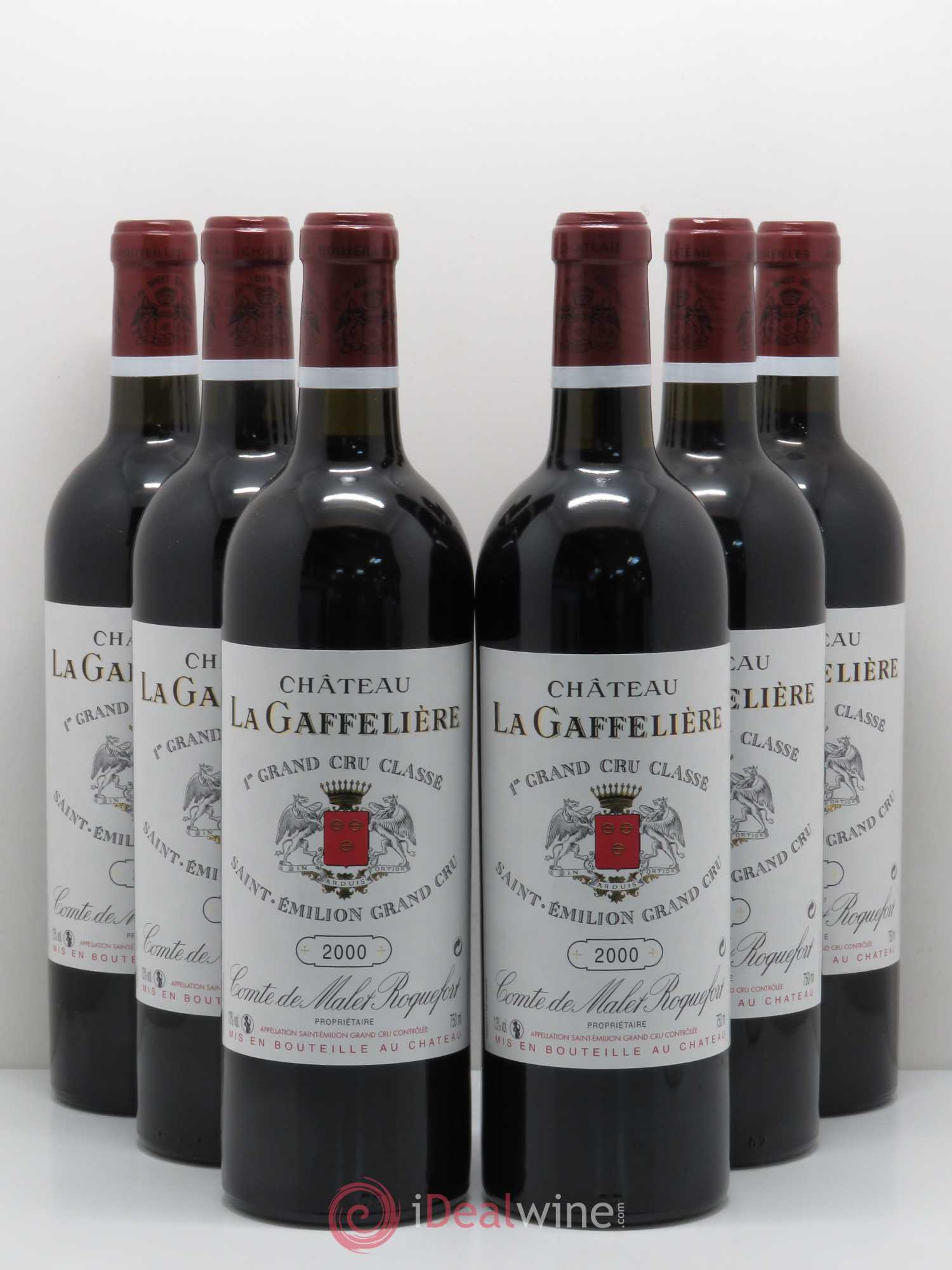 Château la Gaffelière 1er Grand Cru Classé B 2000 - Lot de 6 bouteilles - 0