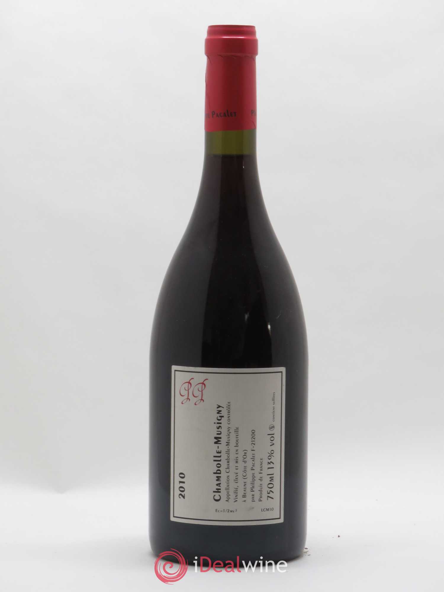 Chambolle-Musigny Philippe Pacalet 2010 - Lot de 1 bouteille - 1