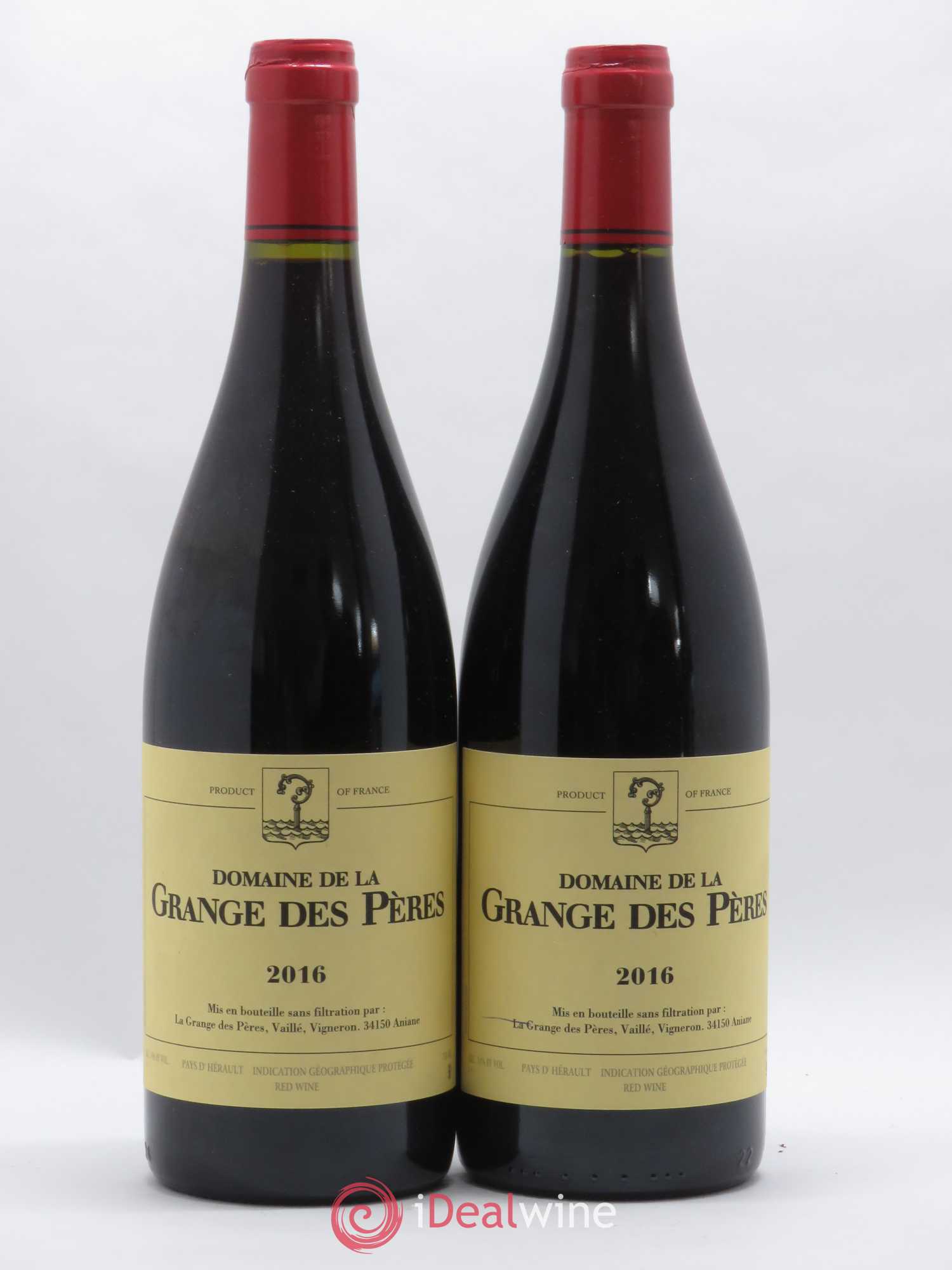 Pays d'Hérault Grange des Pères Laurent Vaillé 2016 - Lot de 2 bouteilles - 0