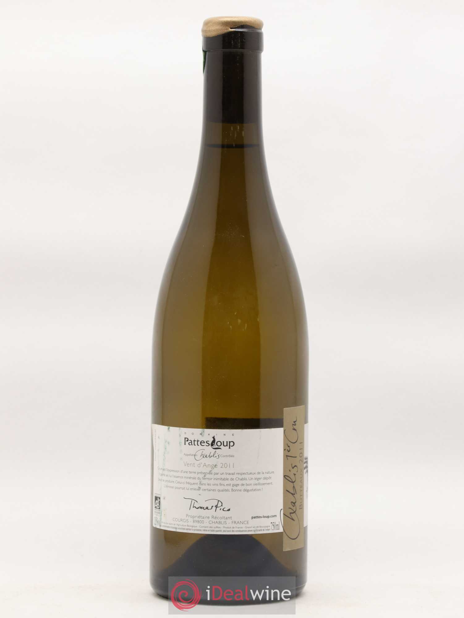 Chablis 1er Cru Butteaux Pattes Loup (Domaine) 2011 - Lot de 1 bouteille - 1