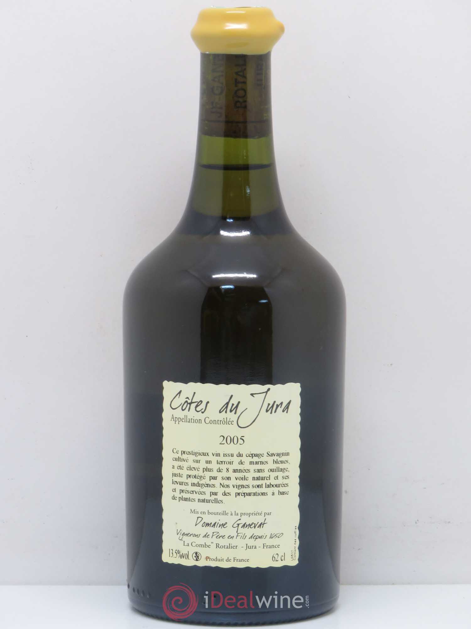 Côtes du Jura Vin Jaune Jean-François Ganevat (Domaine) 2005 - Lot de 1 bouteille - 1