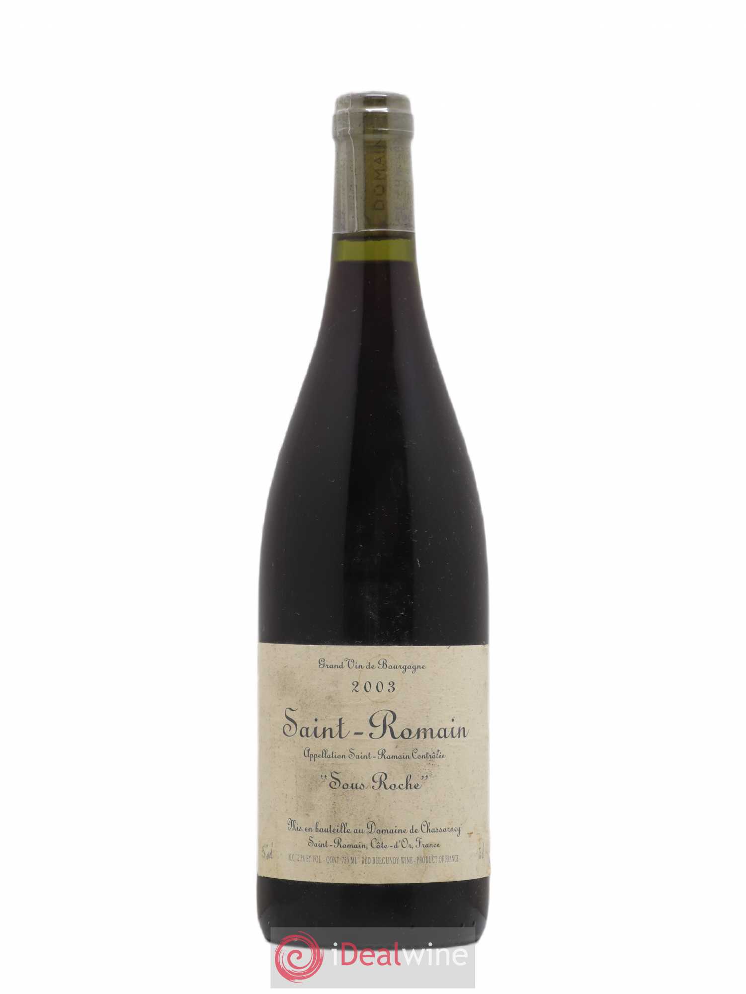 Saint-Romain Sous Roche Domaine de Chassorney 2003 - Lot de 1 bouteille - 0