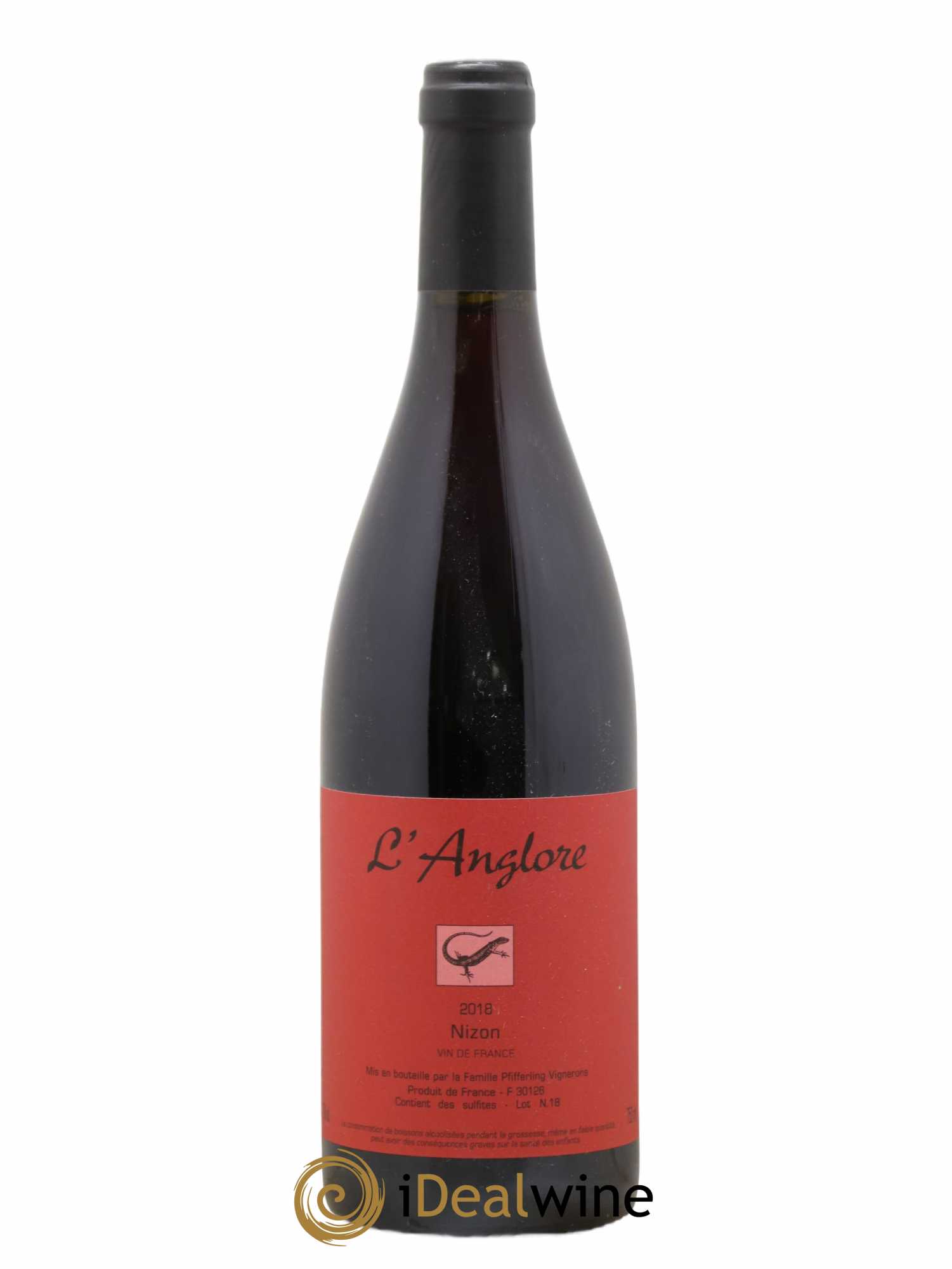 Vin de France Nizon L'Anglore 2018 - Lot de 1 bouteille - 0