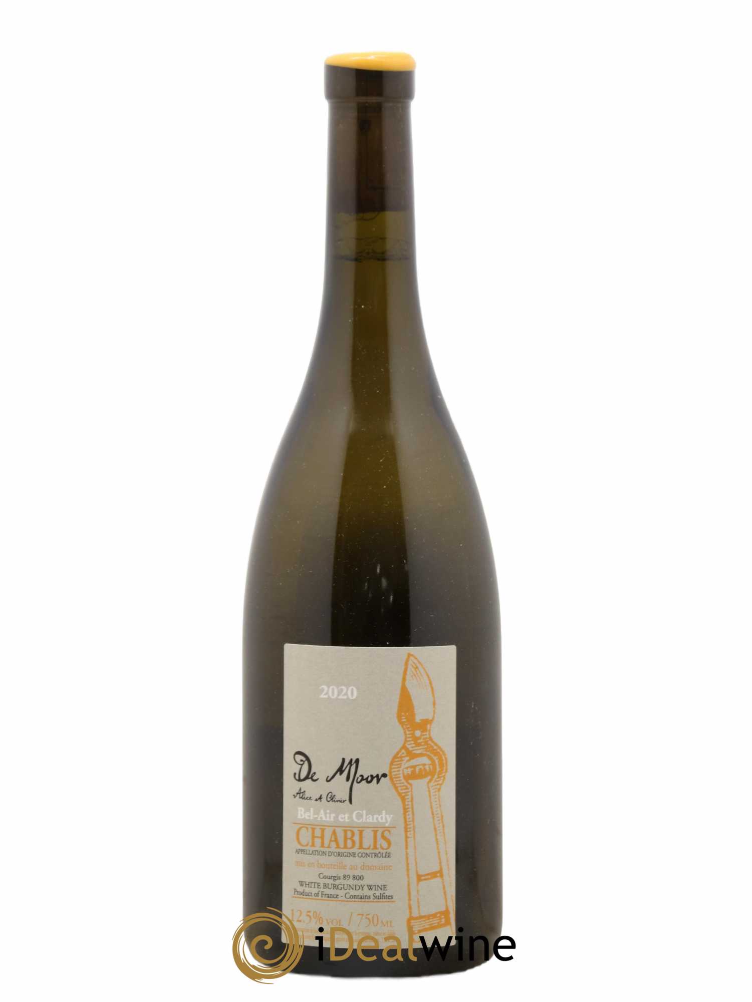 Chablis Bel Air et Clardy Alice et Olivier De Moor 2020 - Lot de 1 bouteille - 0
