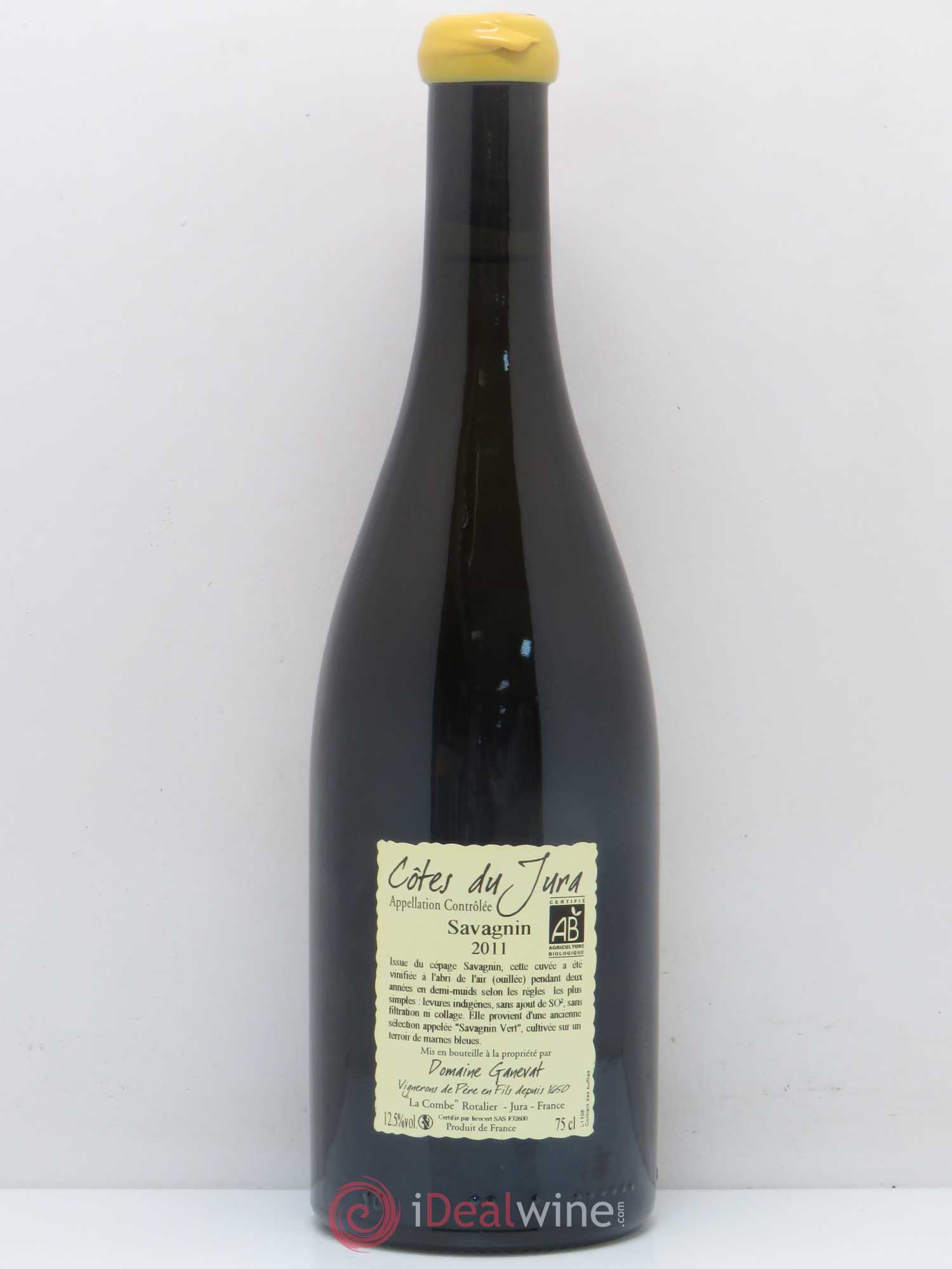 Côtes du Jura Les Chalasses Vieilles Vignes Jean-François Ganevat (Domaine) 2011 - Lot de 1 bouteille - 1