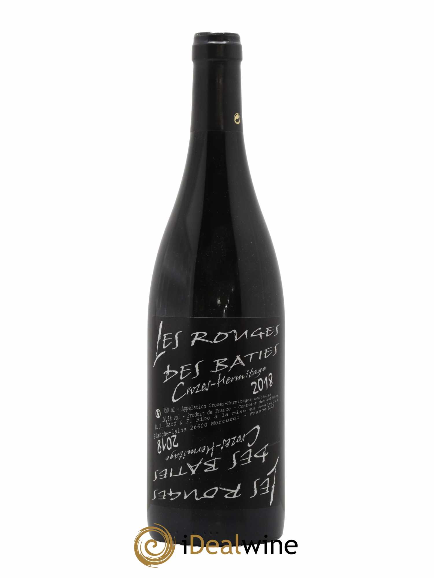 Crozes-Hermitage Les Rouges des Baties Dard et Ribo 2018 - Lot of 1 bottle - 0