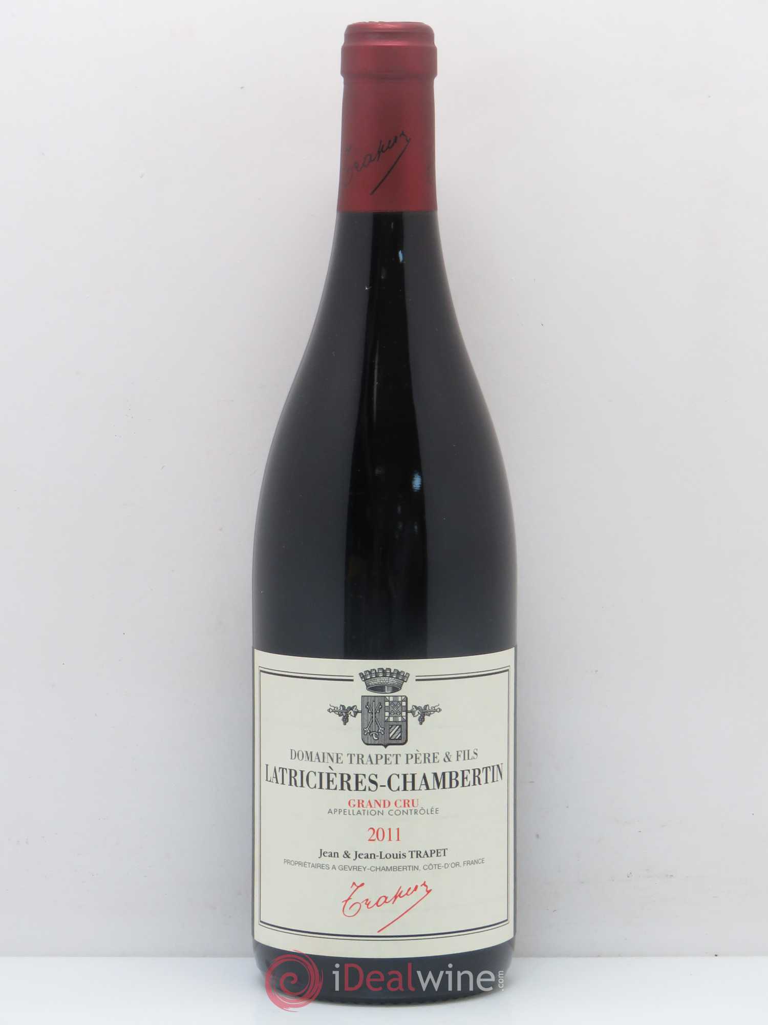 Latricières-Chambertin Grand Cru Domaine Trapet 2011 - Lot de 1 bouteille - 0