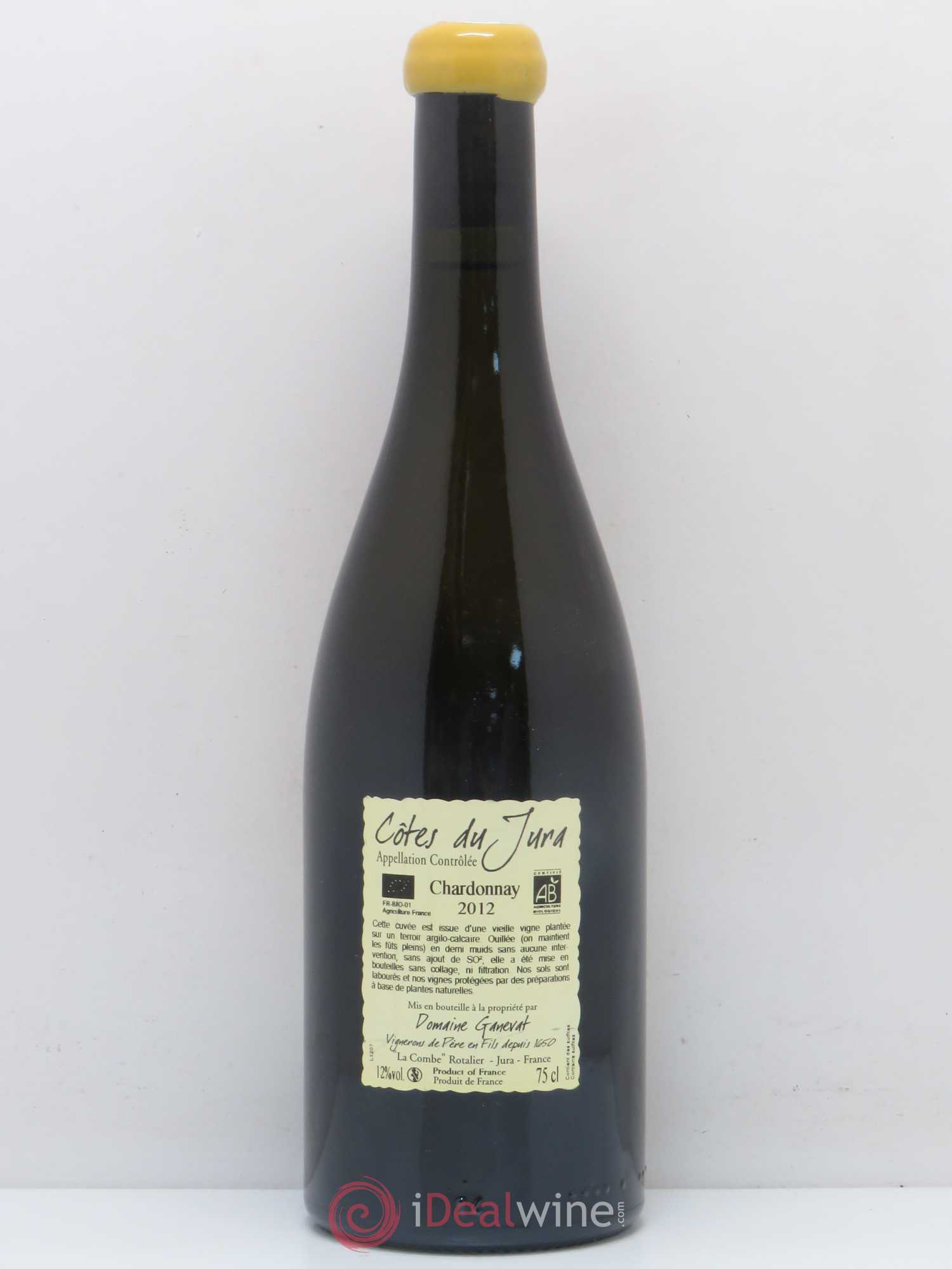 Côtes du Jura Les Chamois du Paradis Jean-François Ganevat (Domaine) 2012 - Lot de 1 bouteille - 1