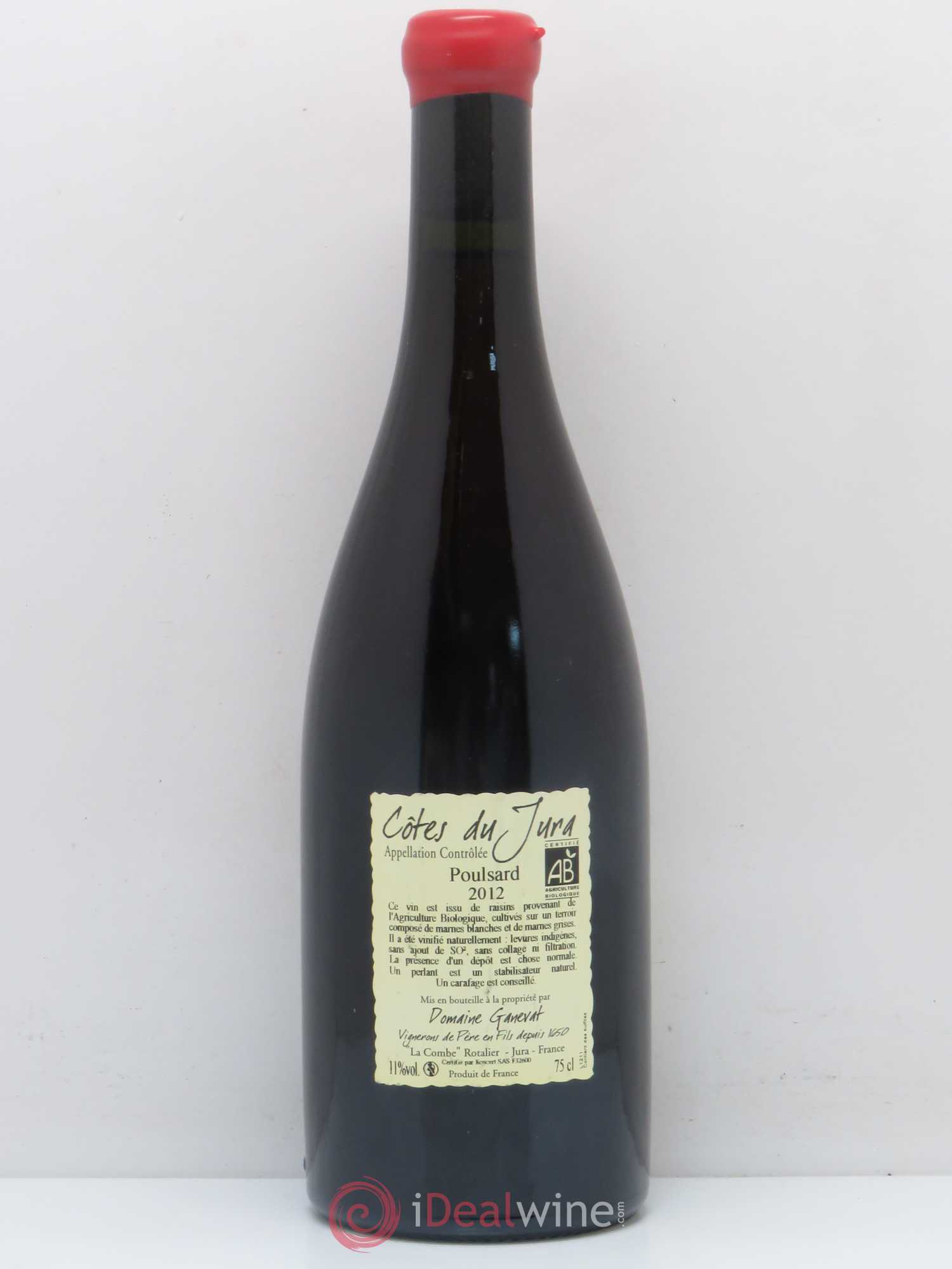 Côtes du Jura Cuvée de l'Enfant Terrible Jean-François Ganevat (Domaine) 2012 - Lot de 1 bouteille - 1